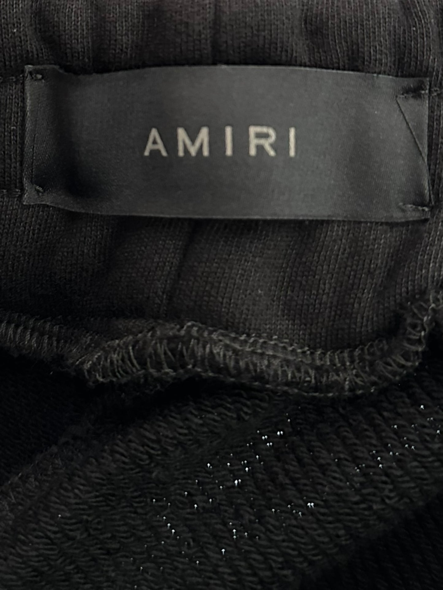Amiri Black & White Micro MA Bar Logo Sweatpants