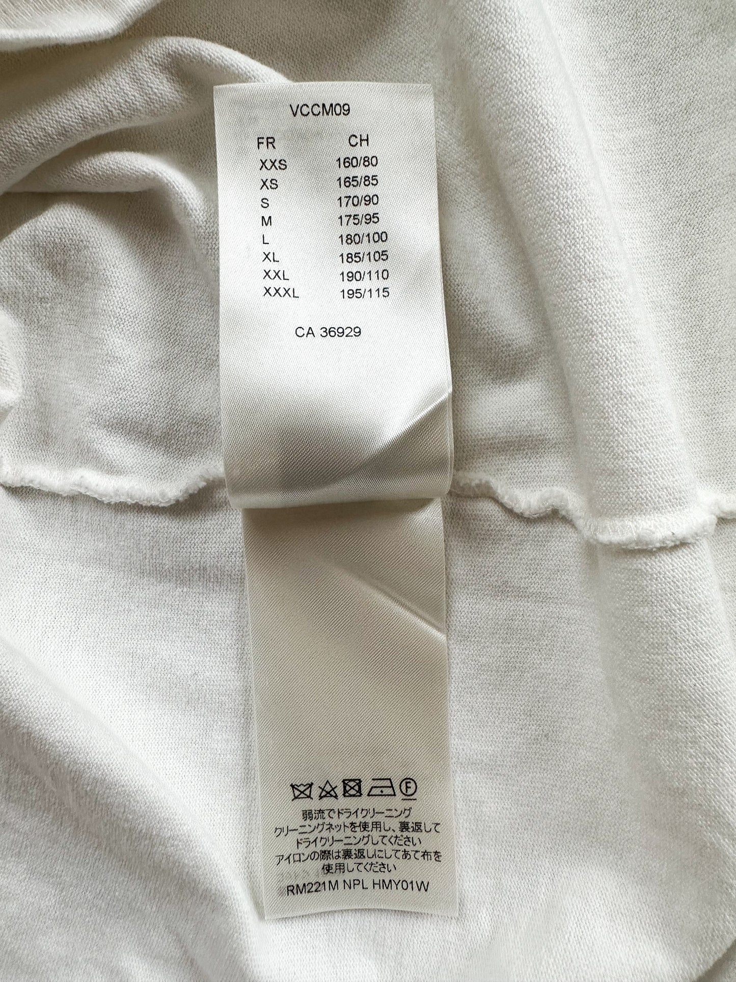 Louis Vuitton Nigo White & Red Embroidered Mockneck T-Shirt