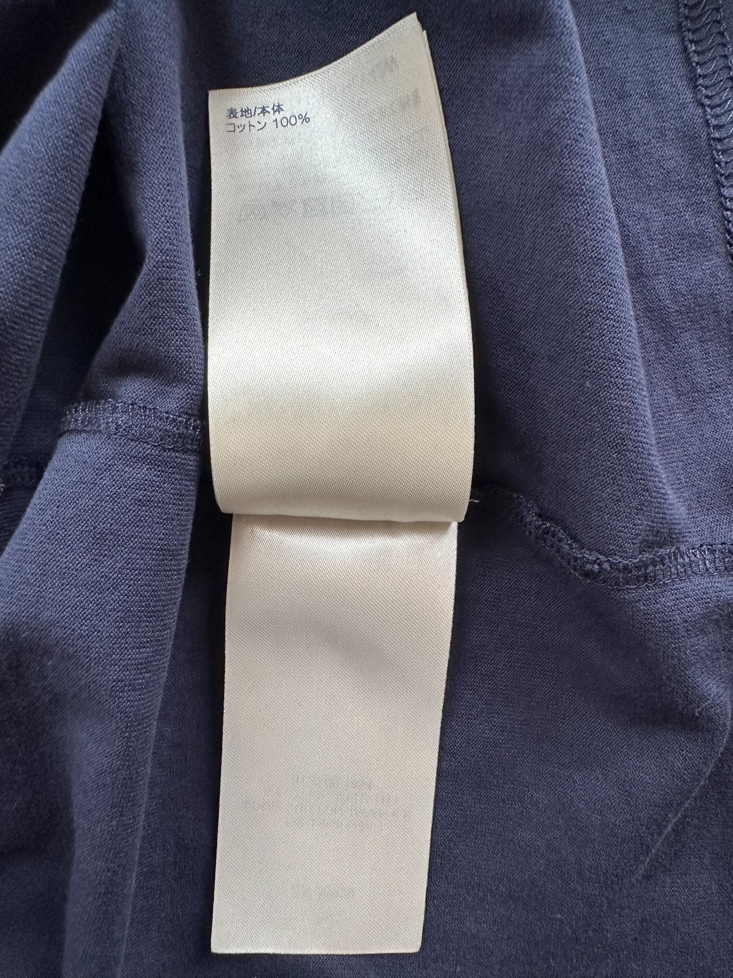 Louis Vuitton Navy LV Stitch Logo T-Shirt