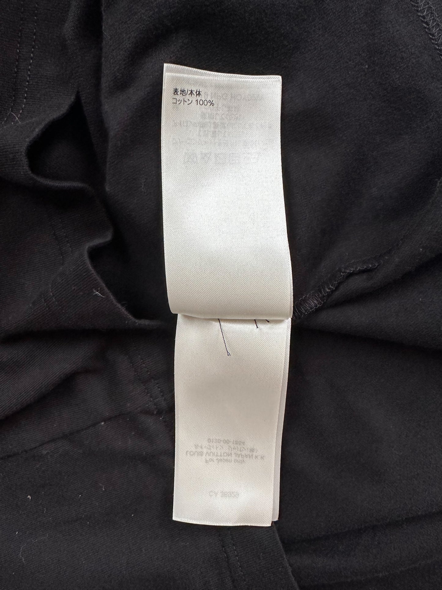 Louis Vuitton Black Frequency Embroidered T-Shirt
