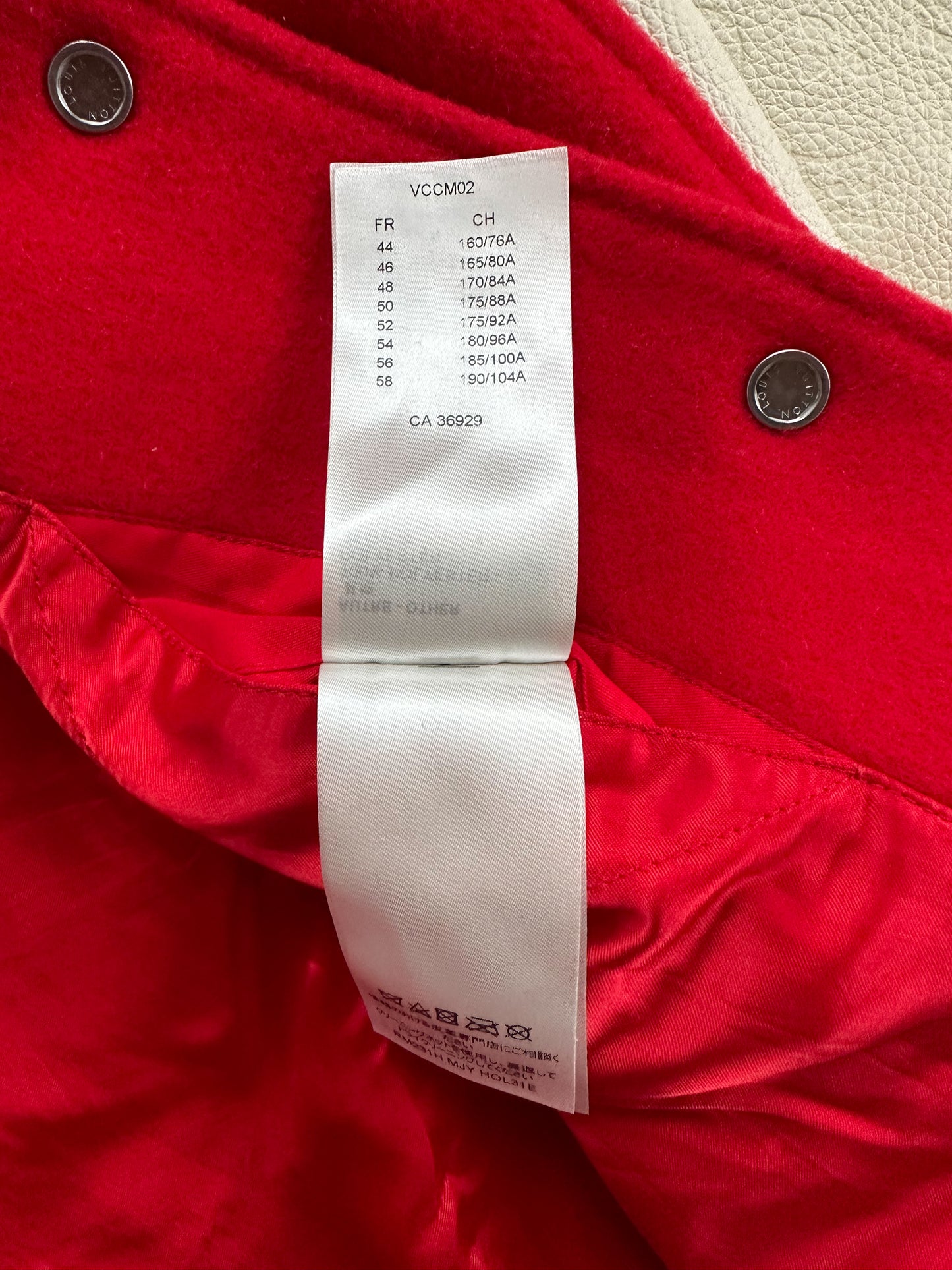 Louis Vuitton Yayoi Kusama Red & White Varsity Jacket