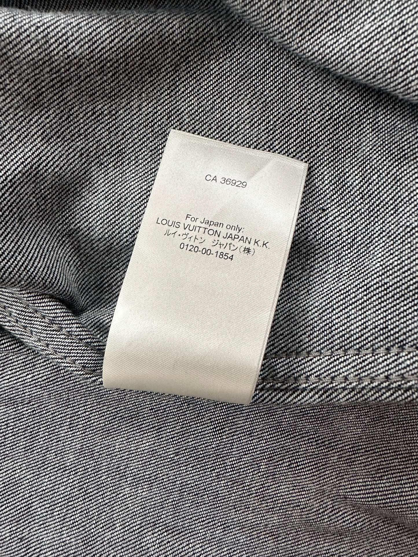 Louis Vuitton Blue Pointillism Monogram Workwear Jacket