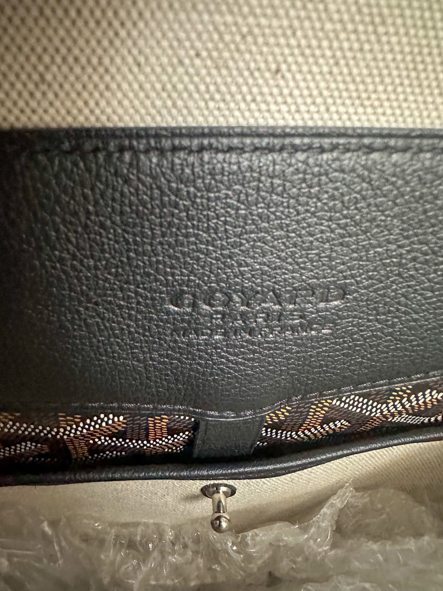 Goyard Black Cisalpin Backpack