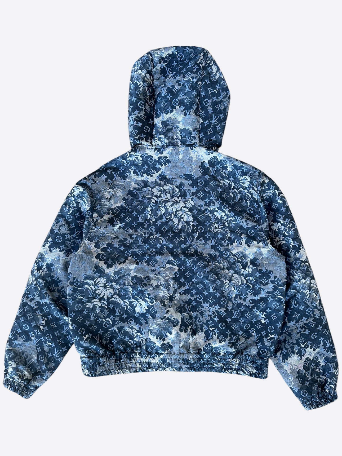Louis Vuitton Blue Tapestry Monogram Windbreaker