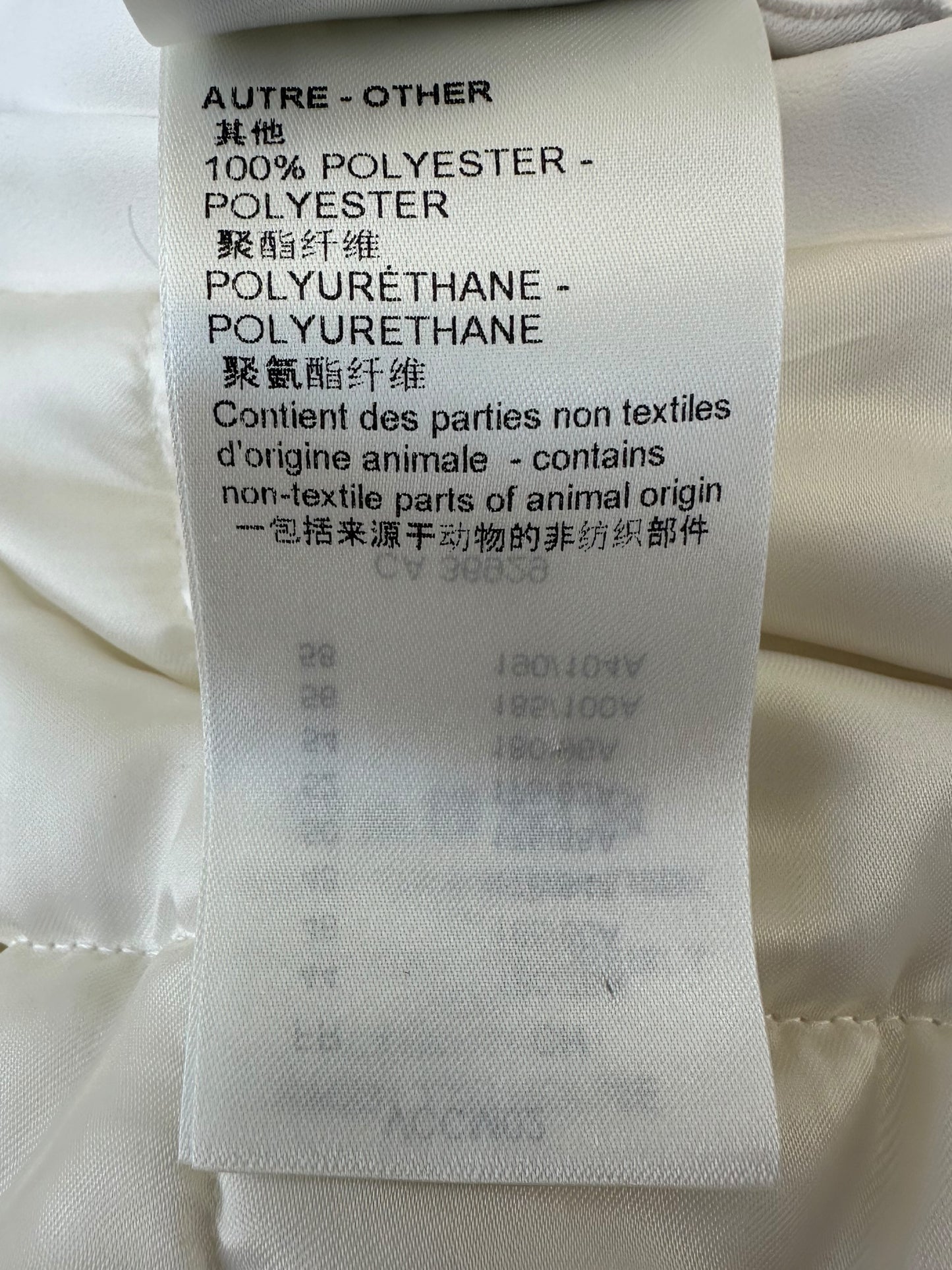 Louis Vuitton White Ornaments Leather Bomber Jacket