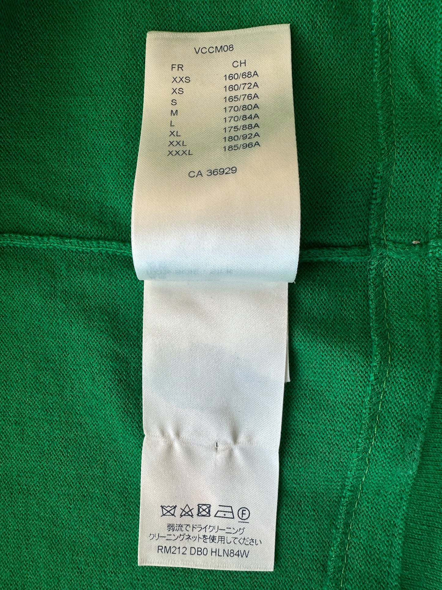 Louis Vuitton Green & White Everyday Logo Intarsia T-Shirt