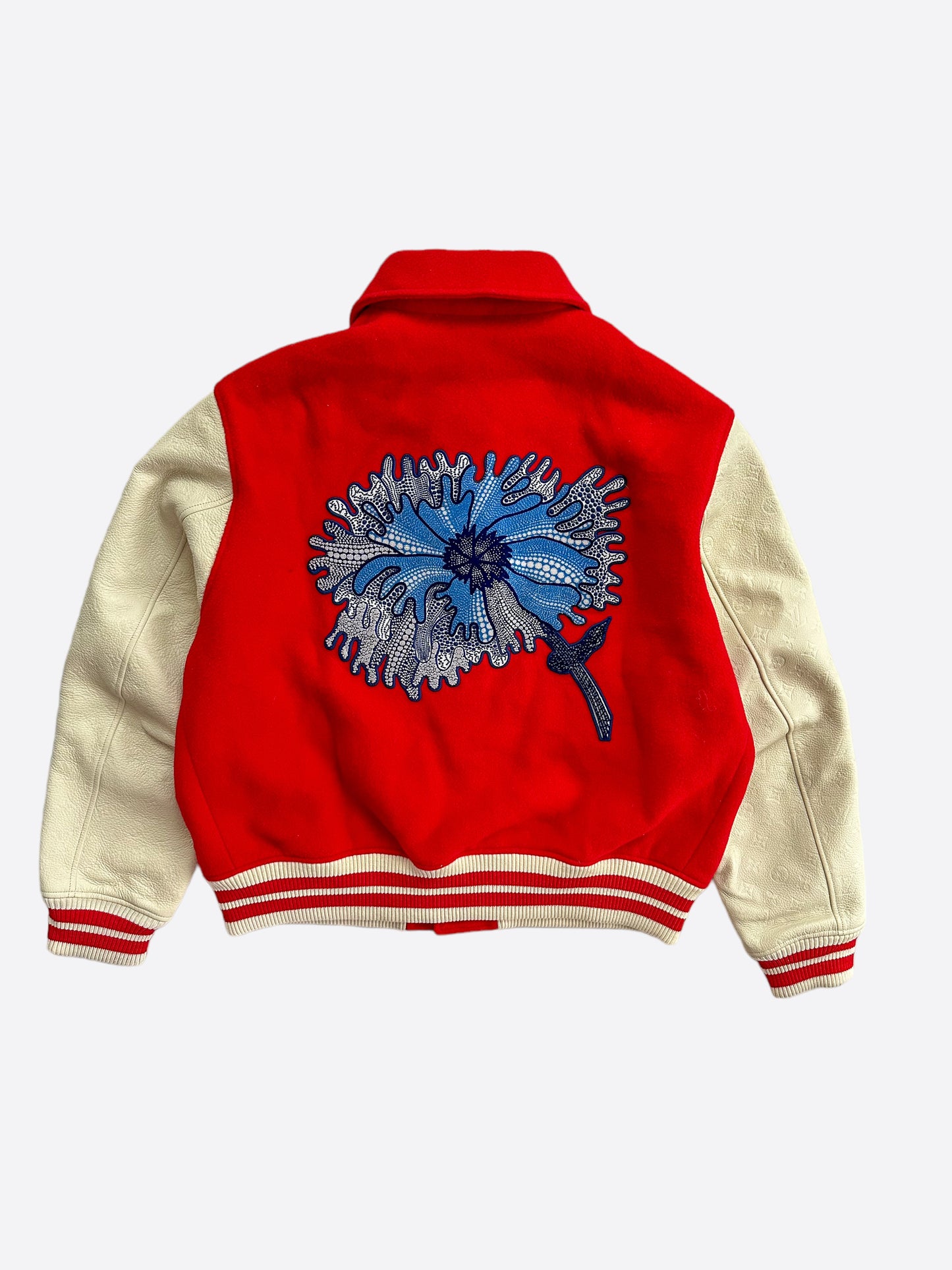 Louis Vuitton Yayoi Kusama Red & White Varsity Jacket