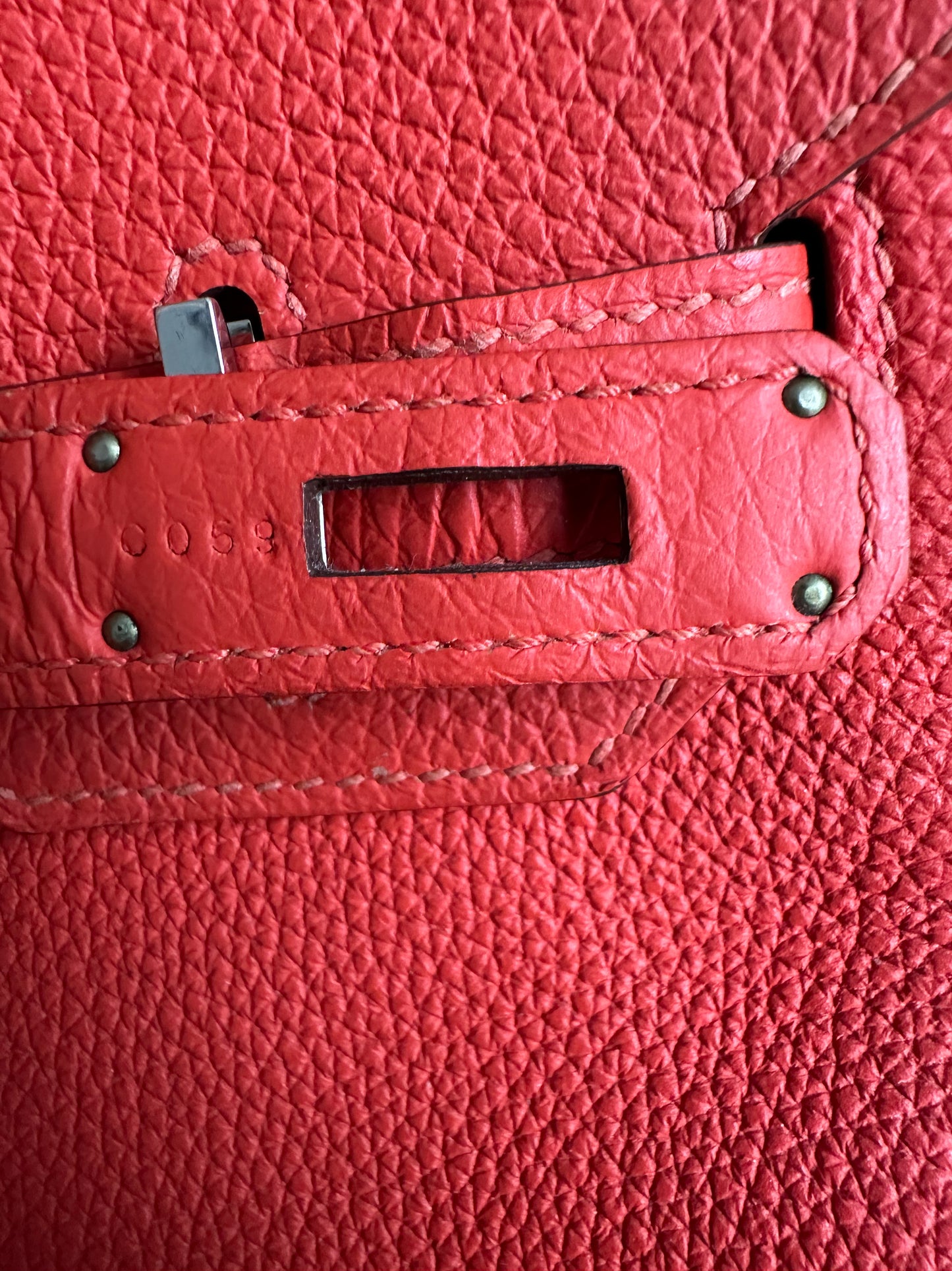 Hermès Red Togo Birkin 25