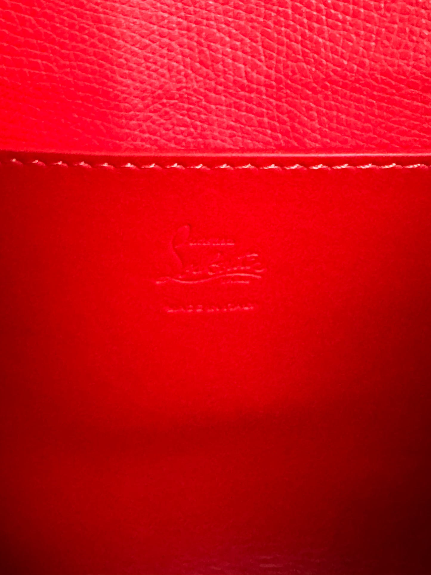 Christian Louboutin Black Embossed Alligator Large Cabarock Bag