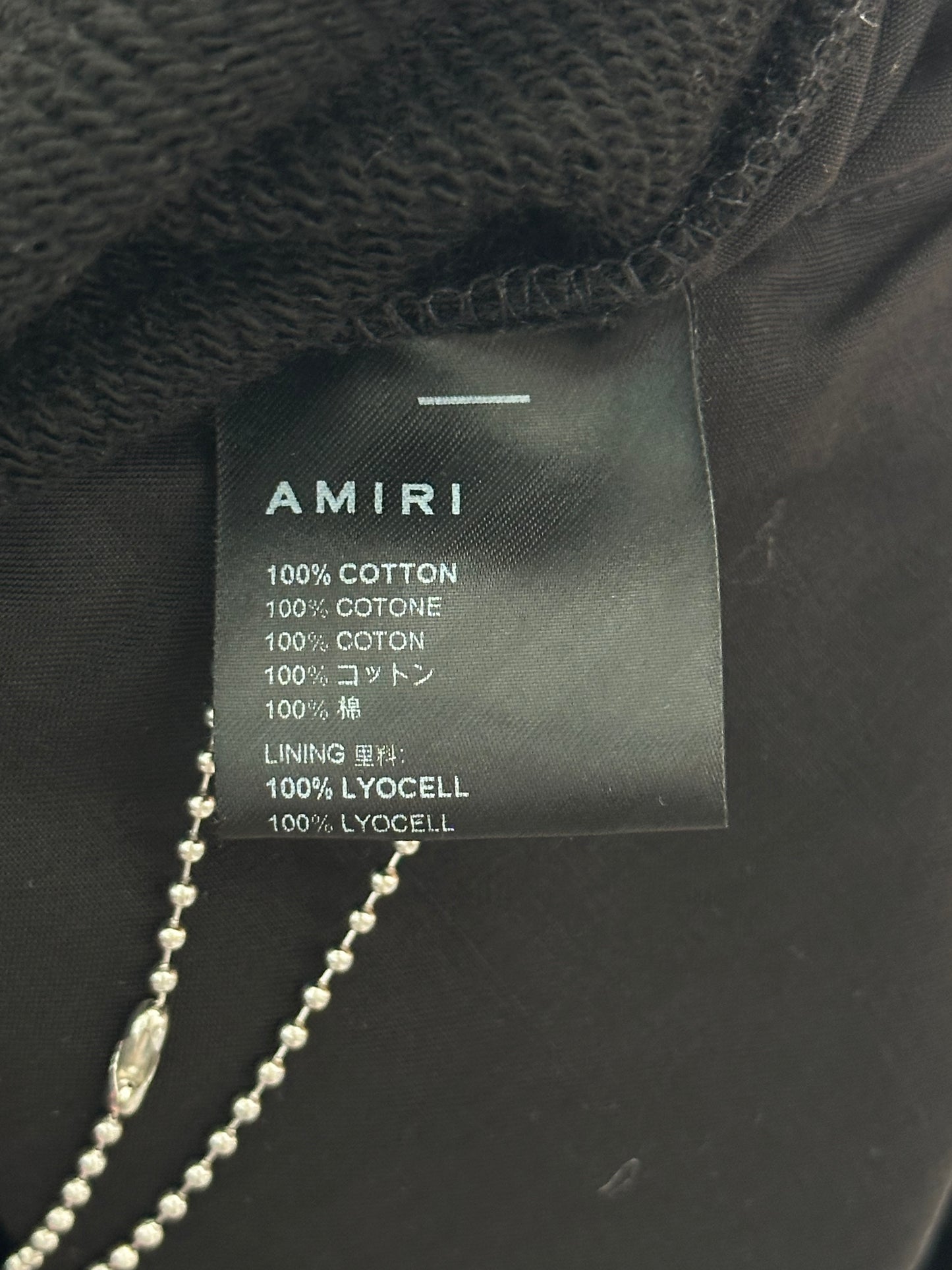 Amiri Black & Watercolor MA Bar Logo Shorts