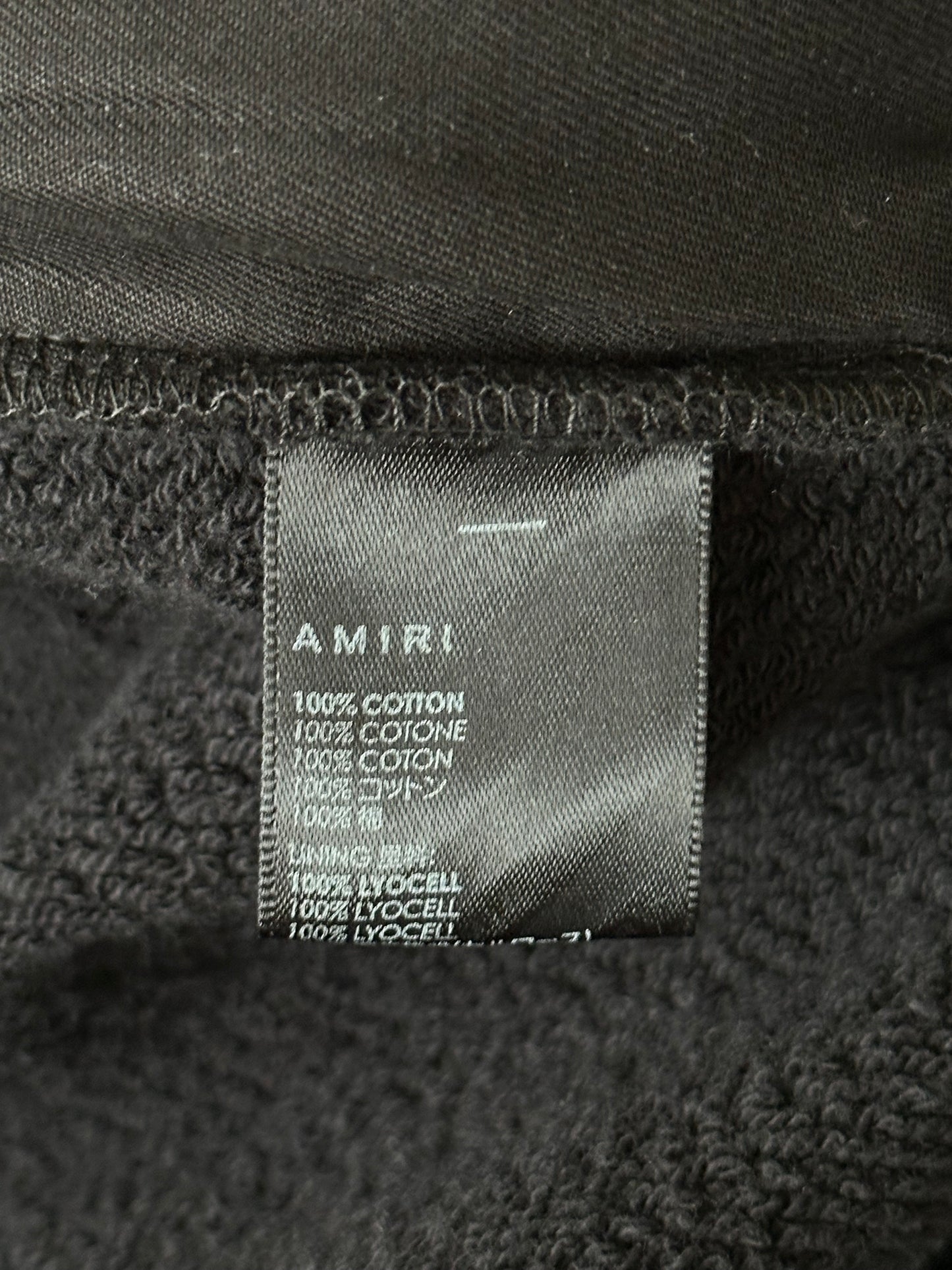 Amiri Wes Lang Black & Red Solar Kings Logo Sweatpants