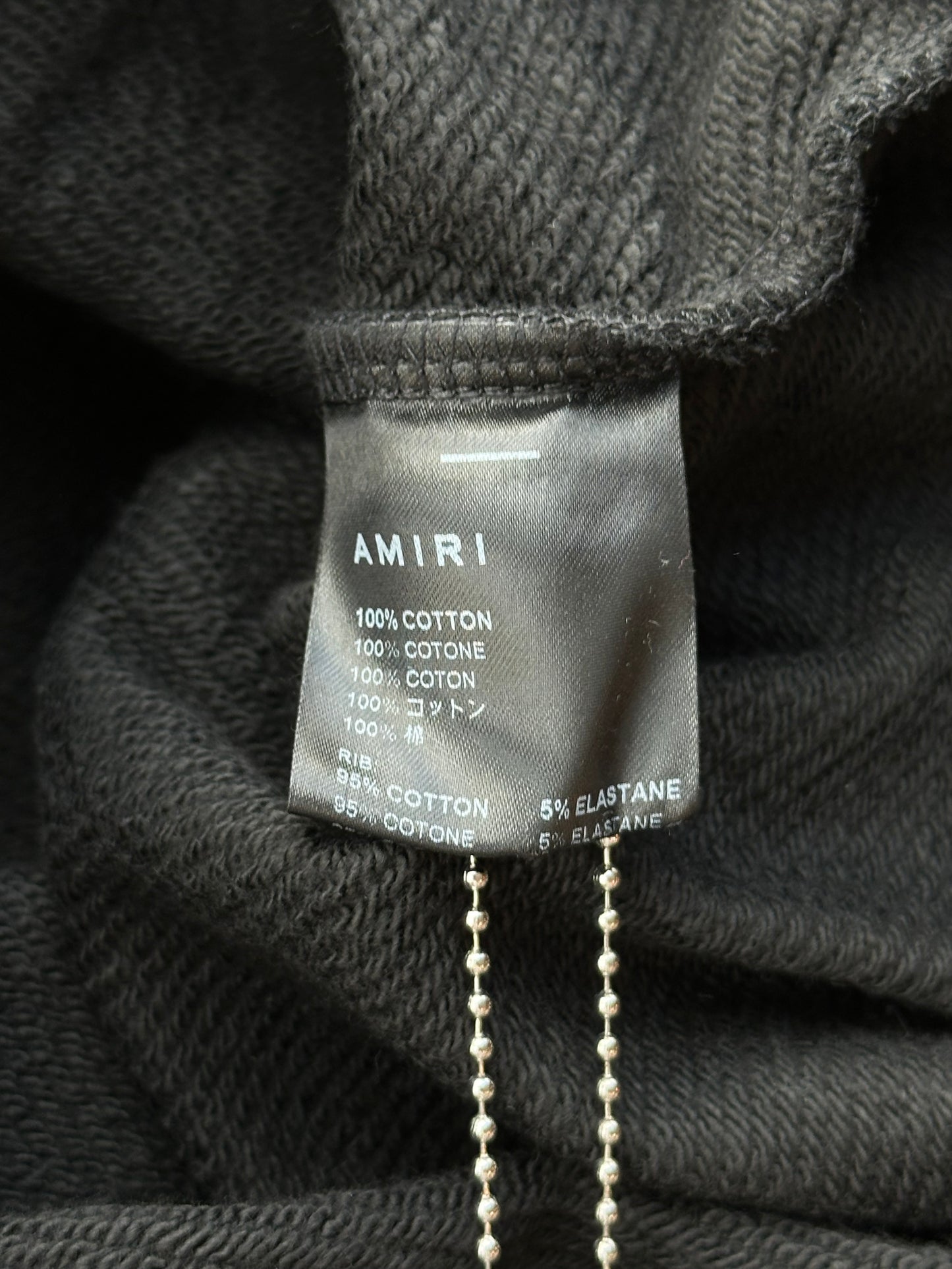 Amiri Black & White Drum Machine Graphic Sweater