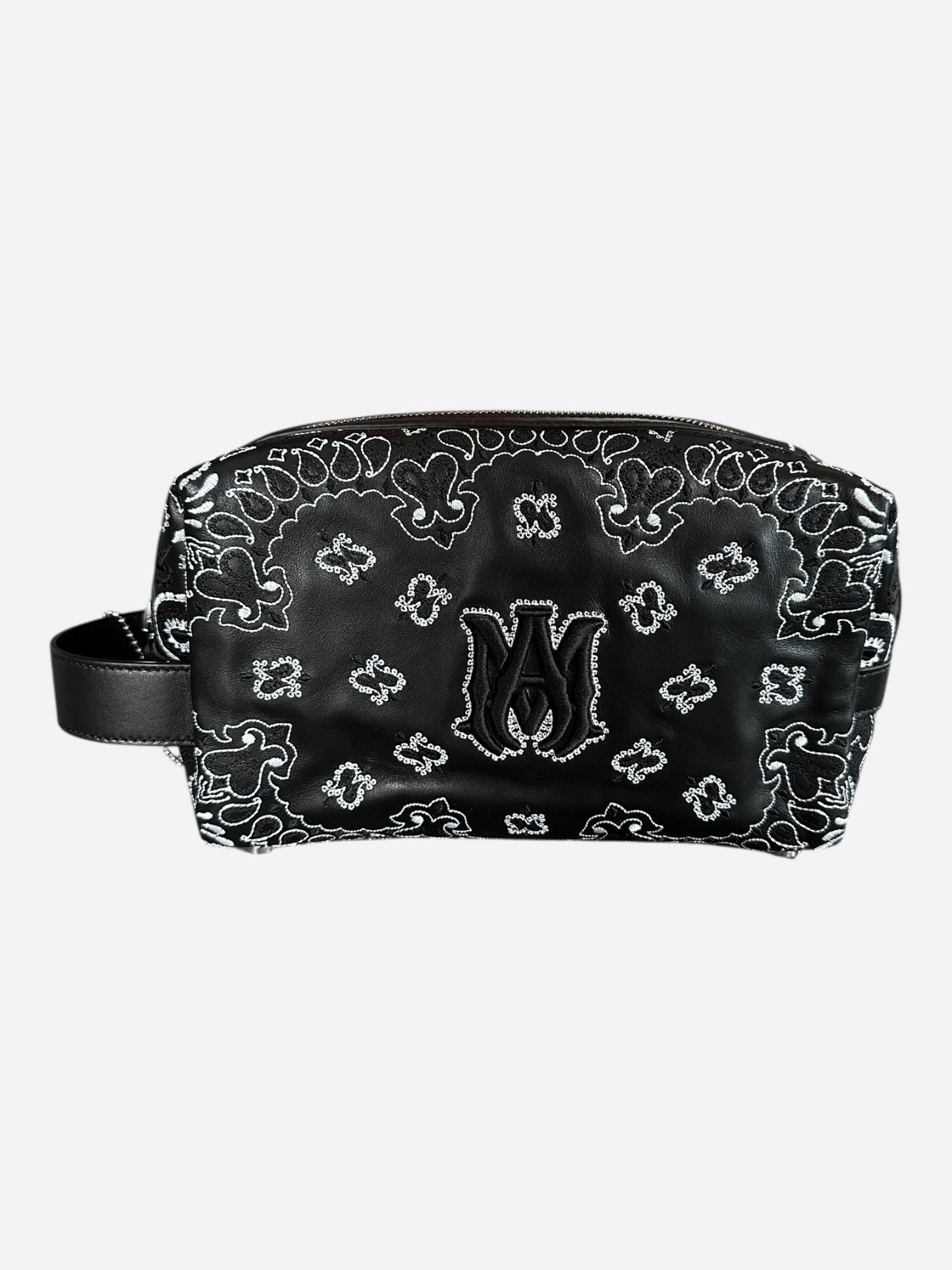 Amiri Black Bandana MA Logo Dopp Kit
