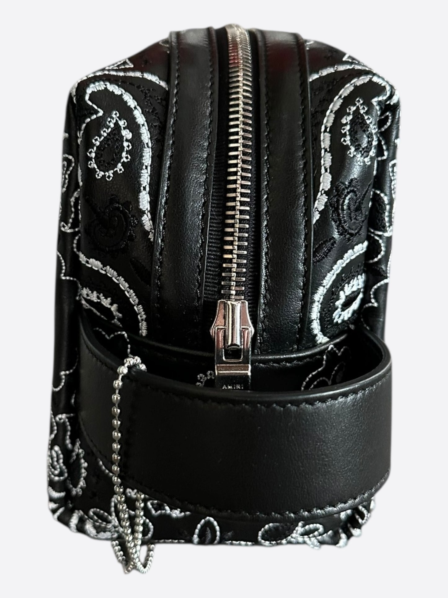 Amiri Black Bandana MA Logo Dopp Kit