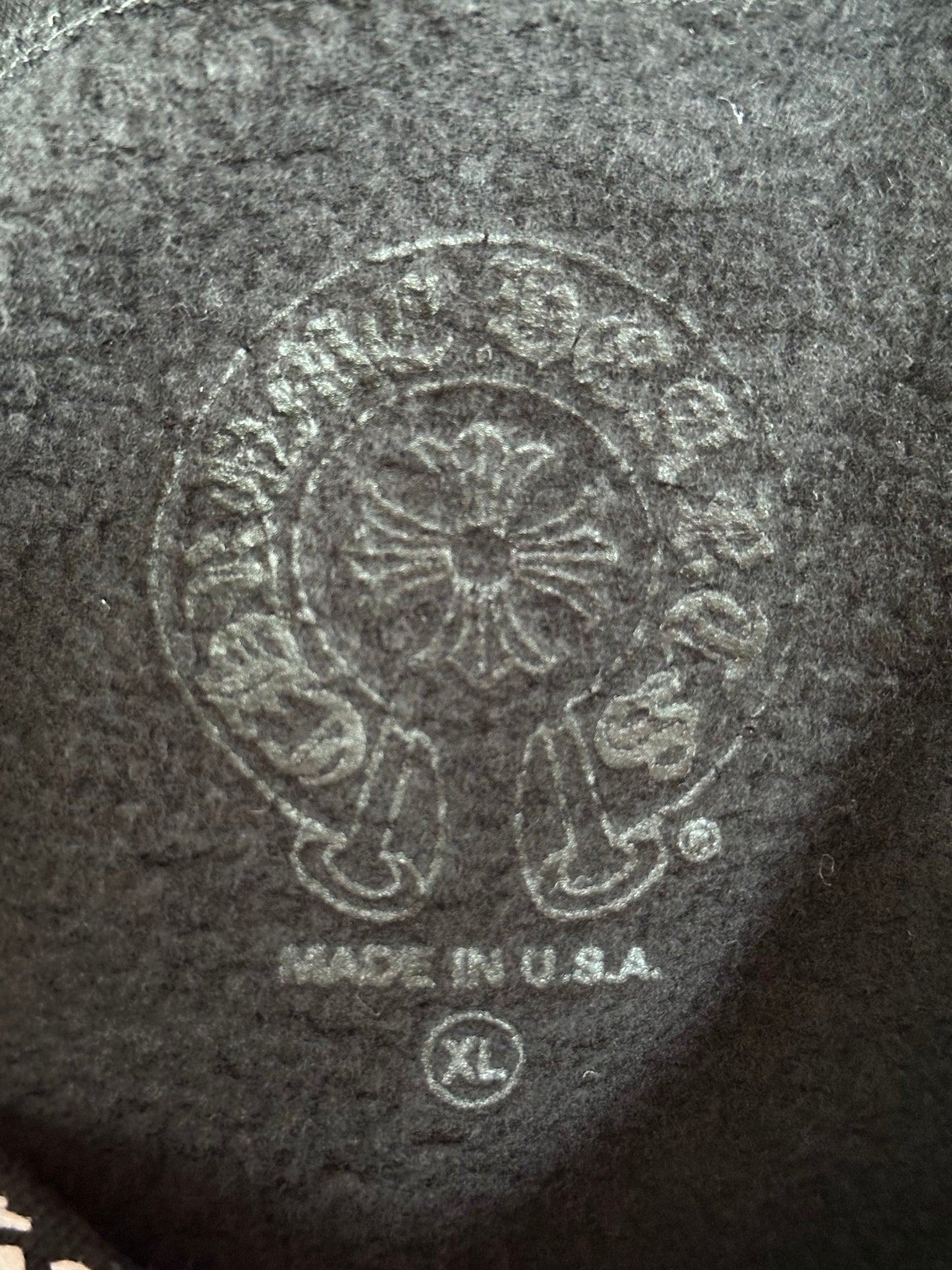 Chrome Hearts Black & White Neck Logo Sweater