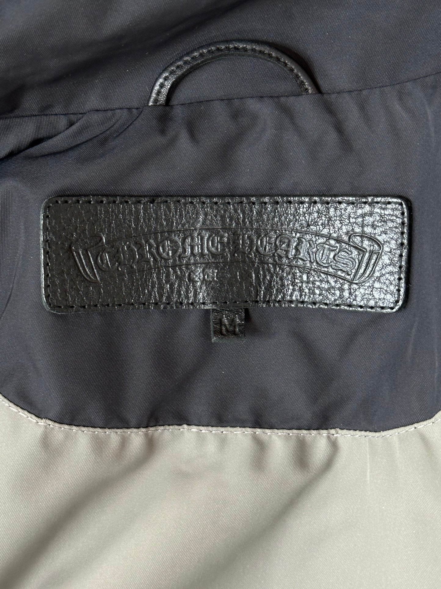 Chrome Hearts Black Nylon Cross Patch Women's Jacket