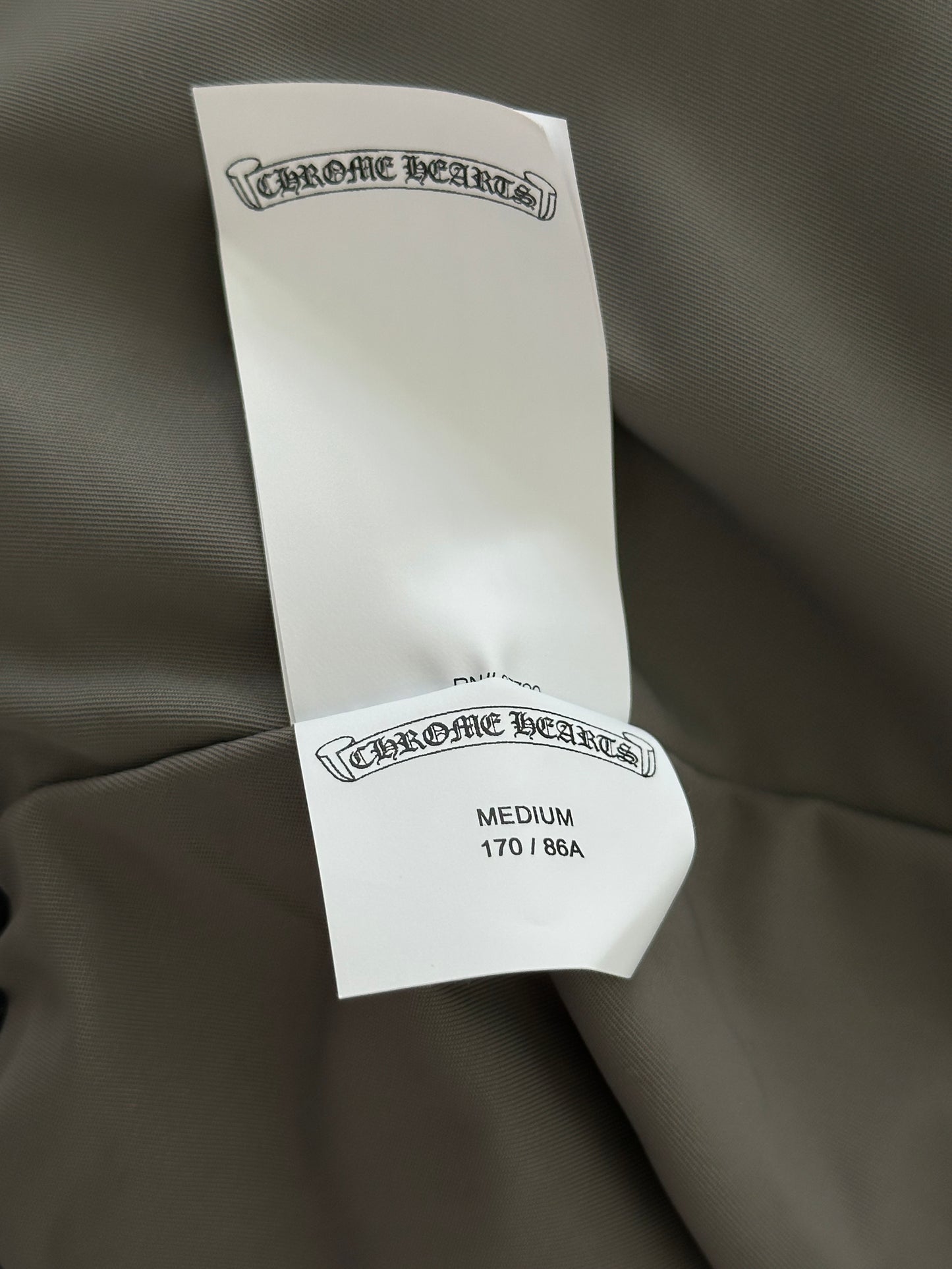Chrome Hearts Black Nylon Cross Patch Women's Jacket