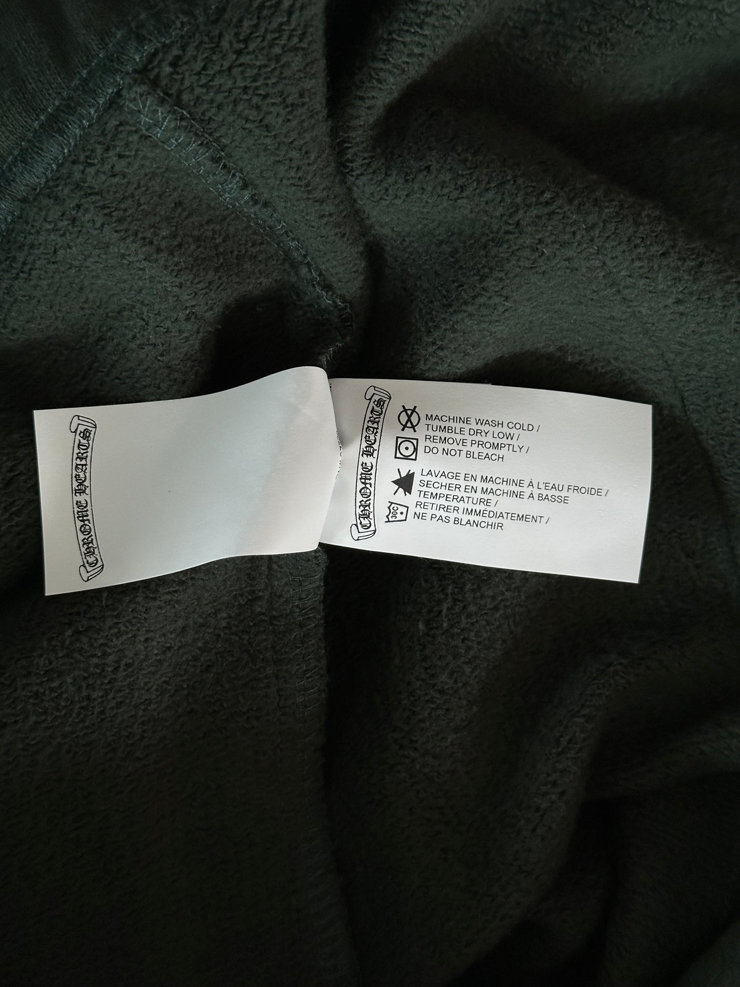 Chrome Hearts Green & White Slo Ride Embroidered Sweatpants