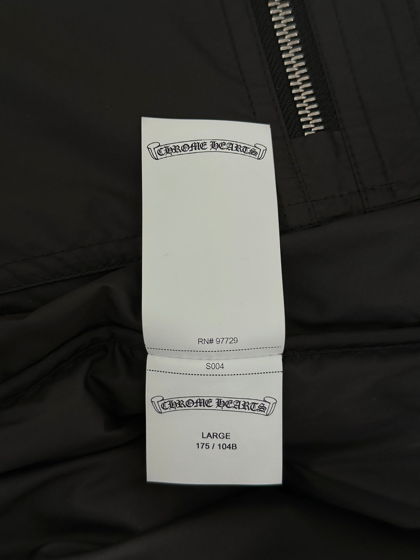 Chrome Hearts Black Cross Jacquard Puffer Vest