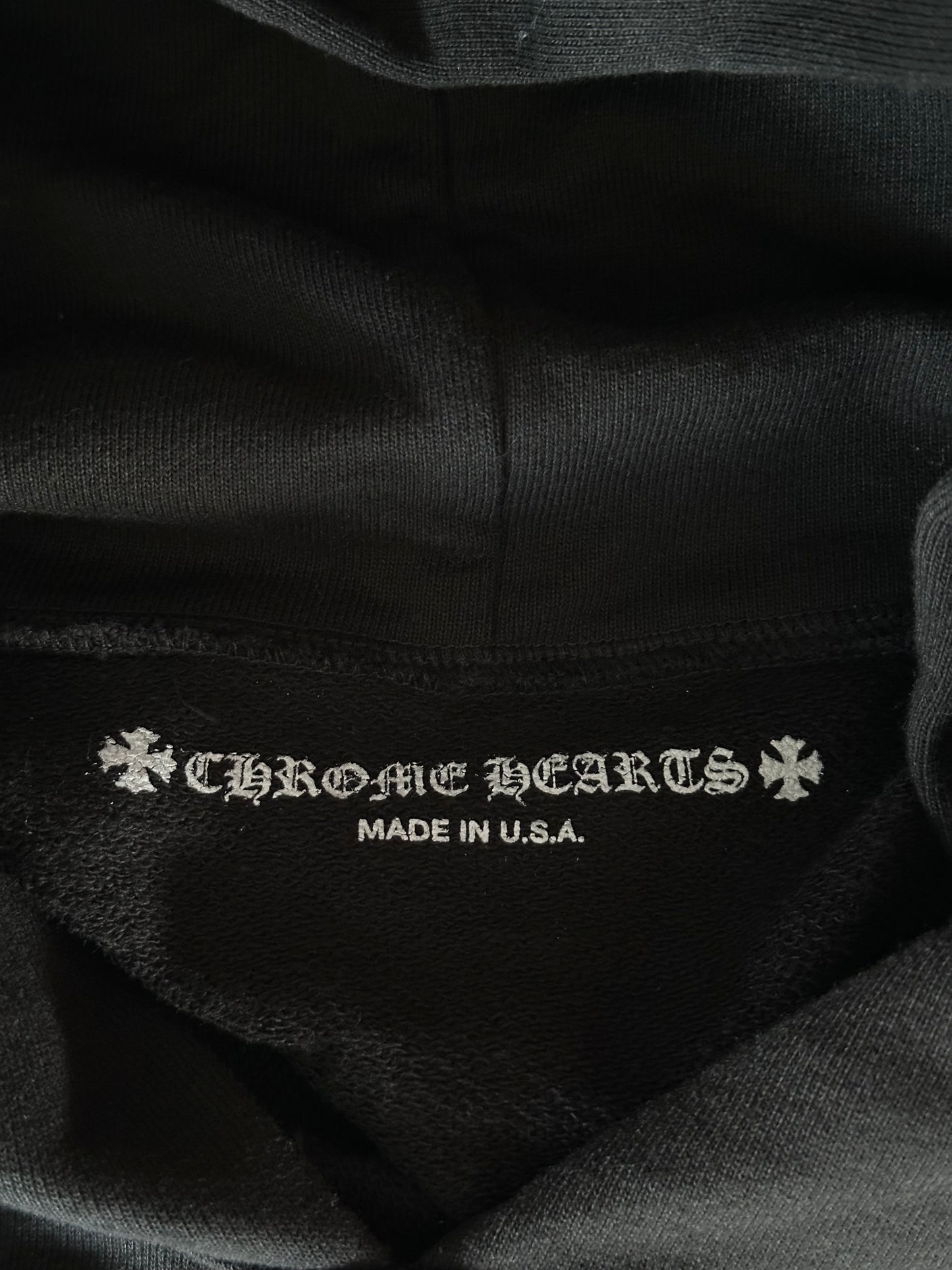 Chrome Hearts Black Matty Boy Stay Fast Hoodie