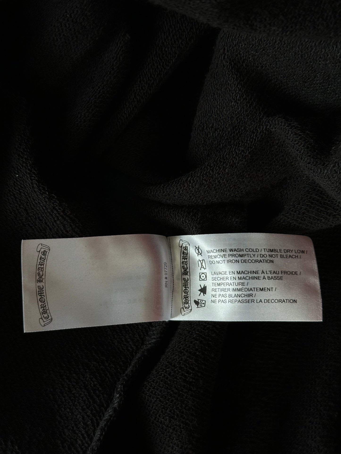 Chrome Hearts Black Matty Boy Stay Fast Hoodie