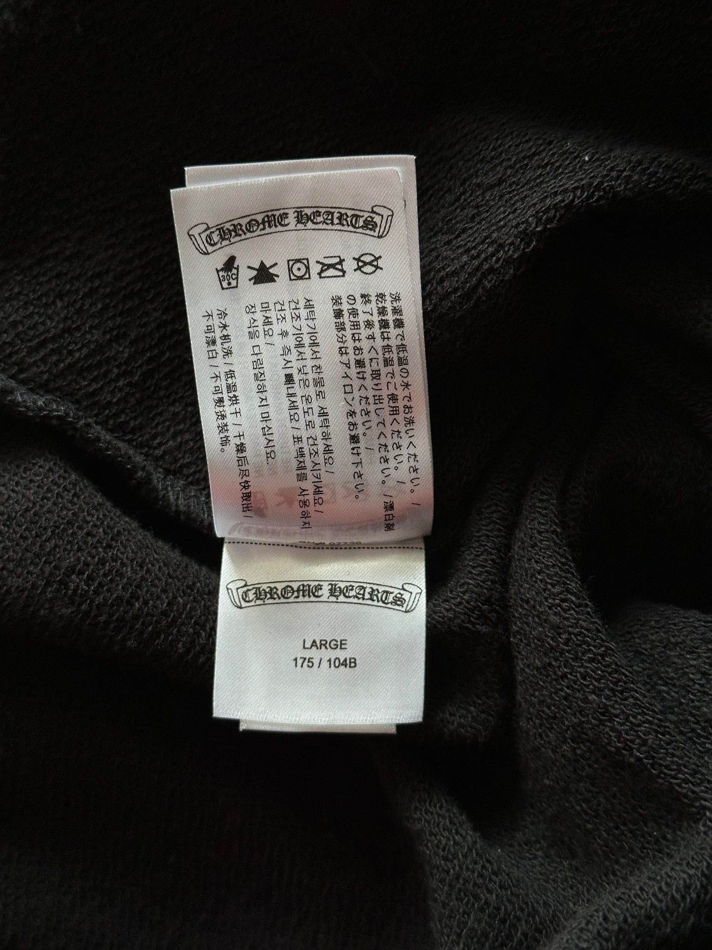 Chrome Hearts Black Matty Boy Stay Fast Hoodie