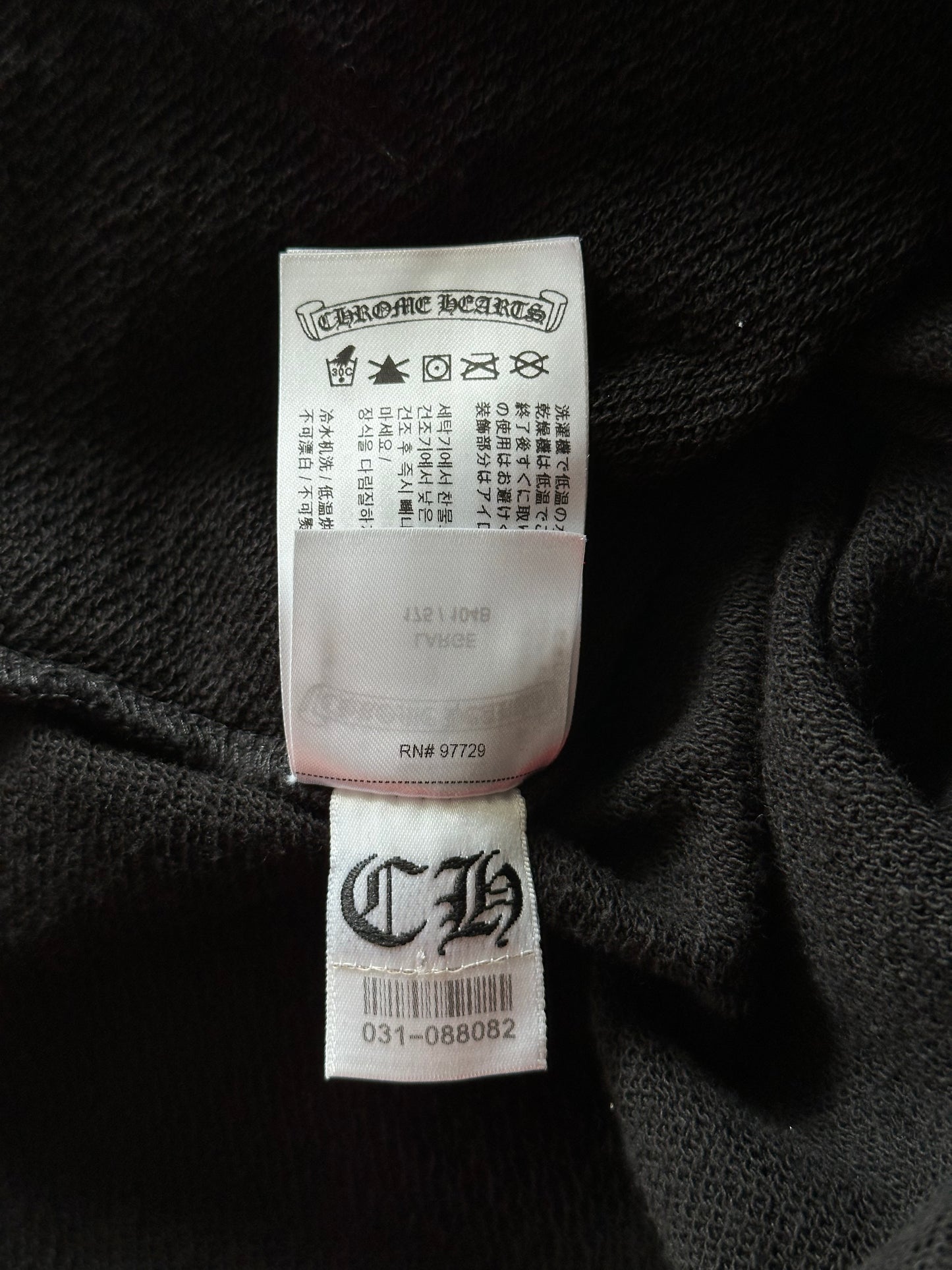 Chrome Hearts Black Matty Boy Stay Fast Hoodie