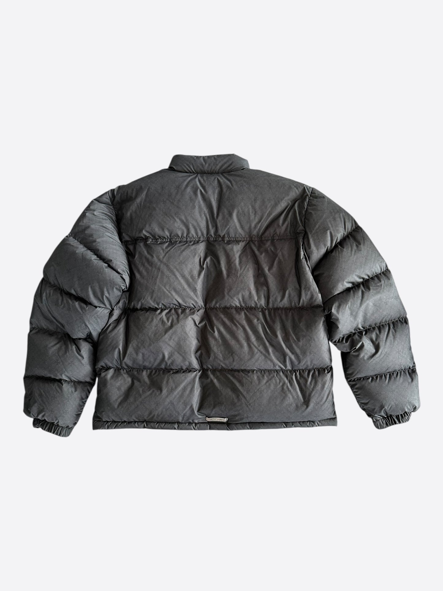 Chrome Hearts Black Cross Jacquard Puffer Jacket