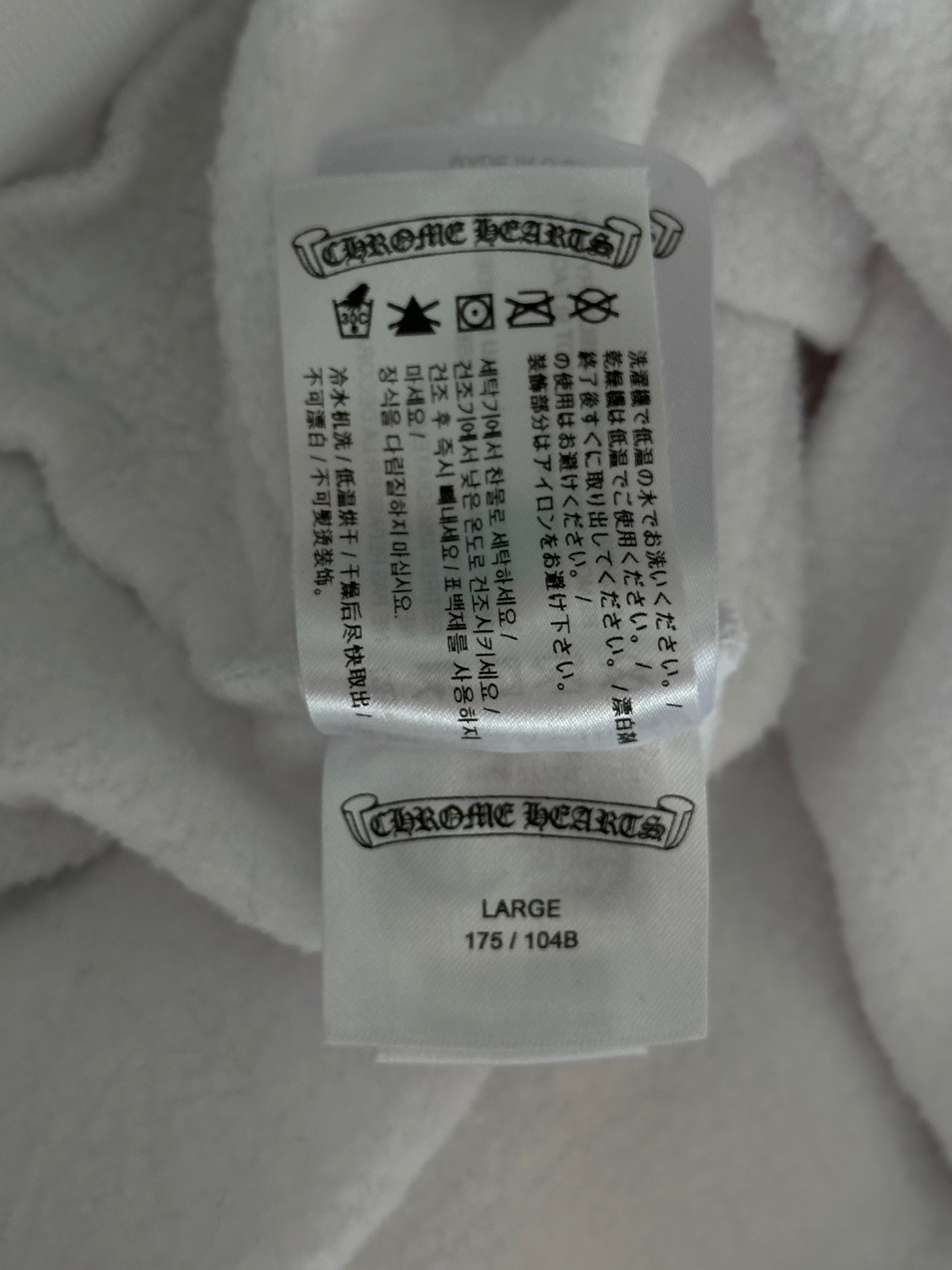 Chrome Hearts White & Blue Rolling Stones Hoodie