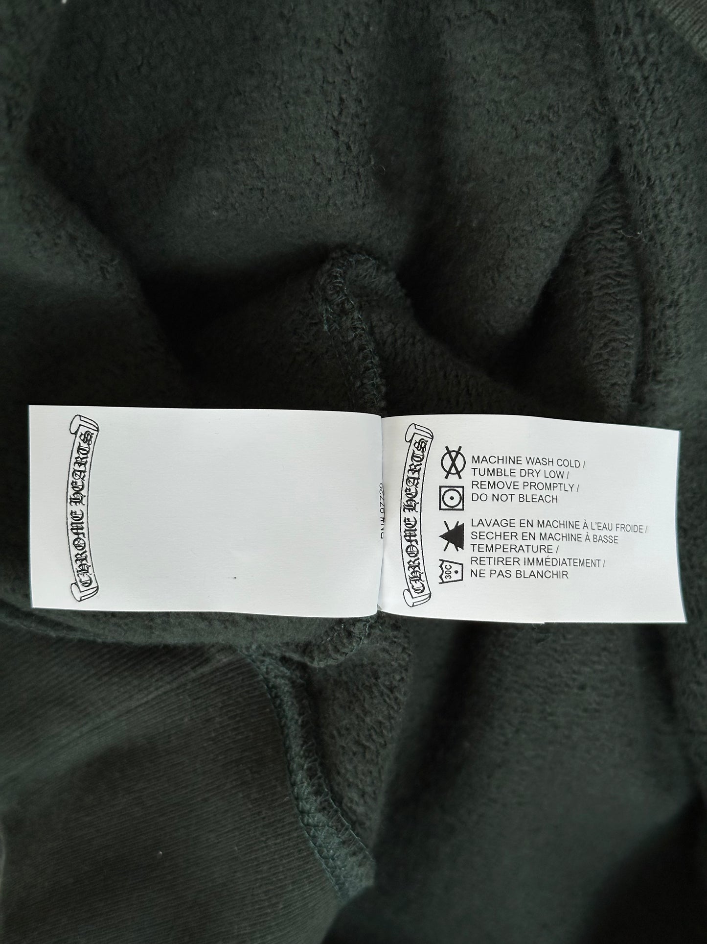 Chrome Hearts Green & White Slo Ride Embroidered Logo Sweater