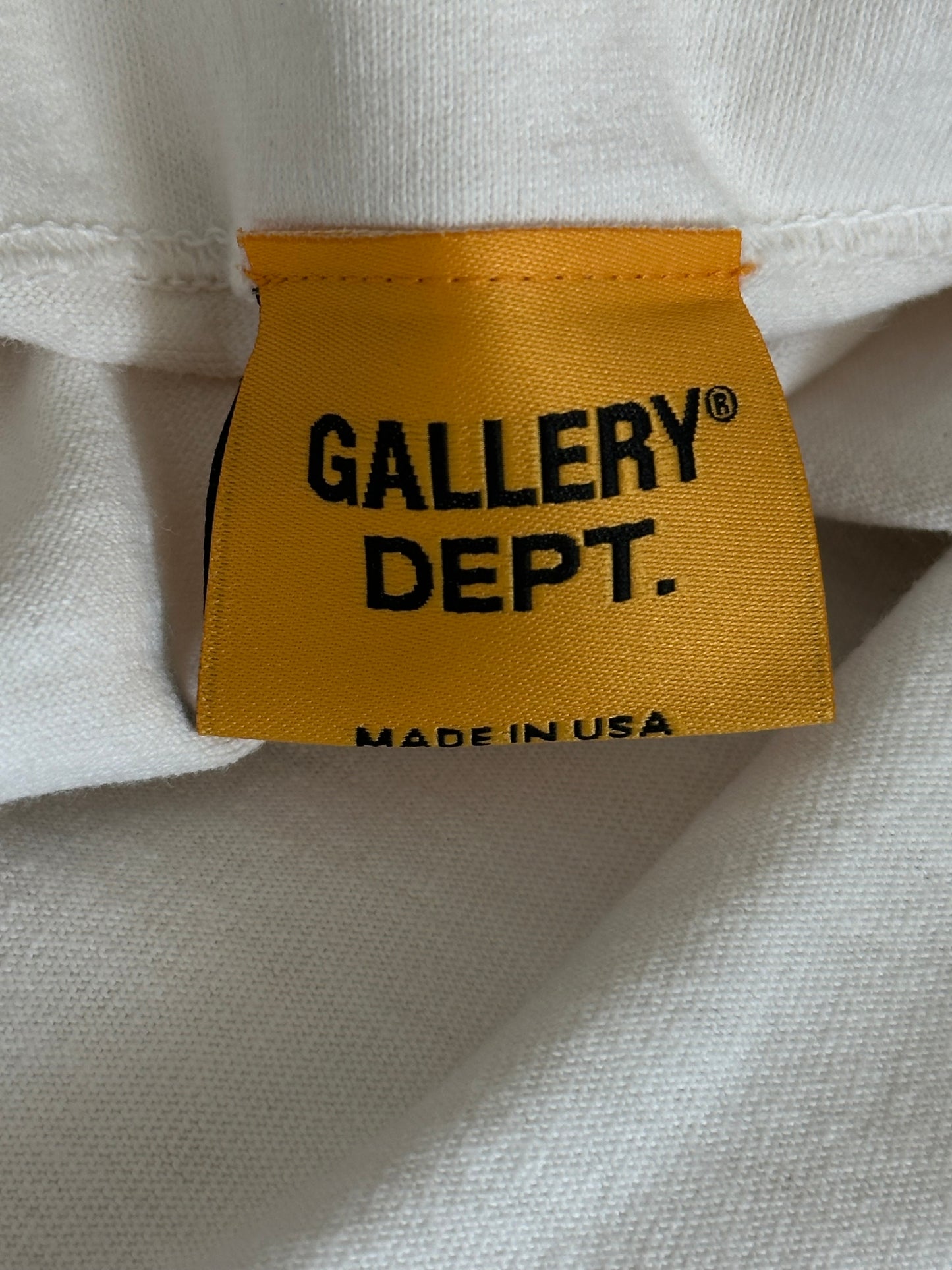 Gallery Dept White & Faded Black Book Club T-Shirt