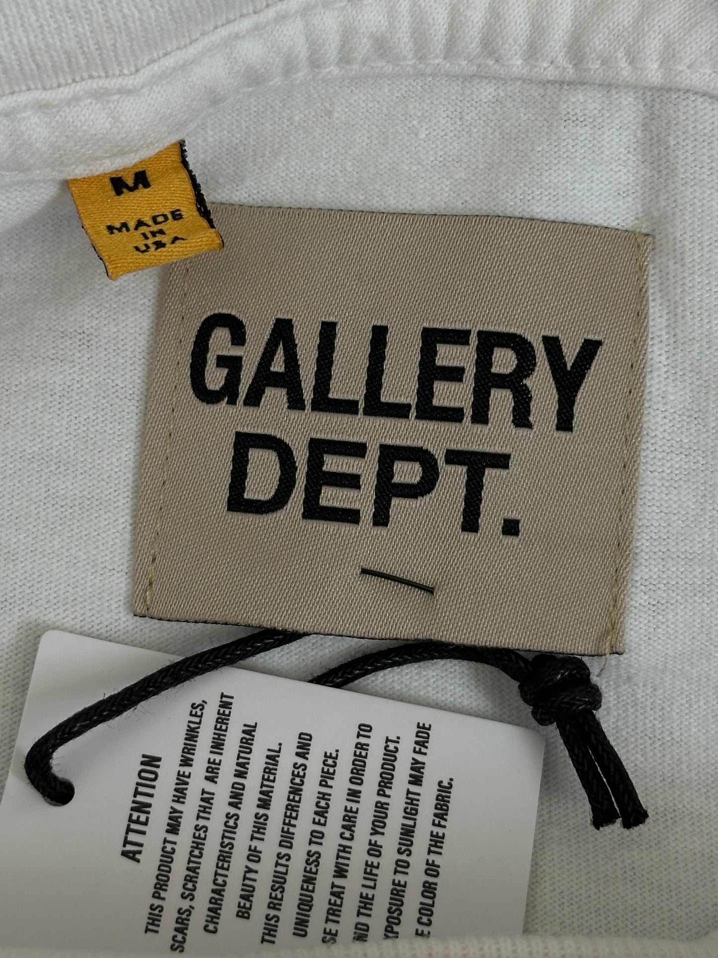 Gallery Dept White & Red Universal Music Connection T-Shirt