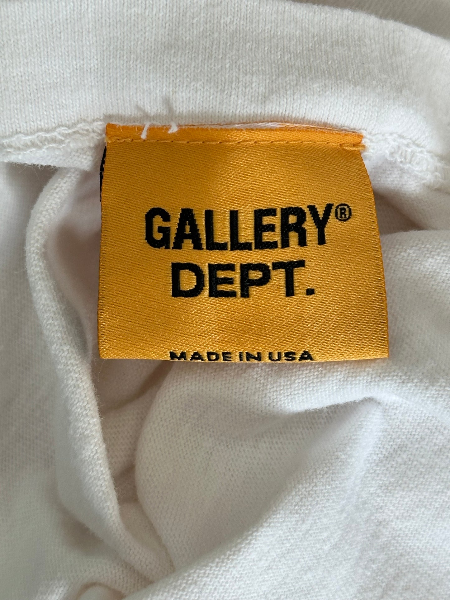 Gallery Dept White & Red Universal Music Connection T-Shirt