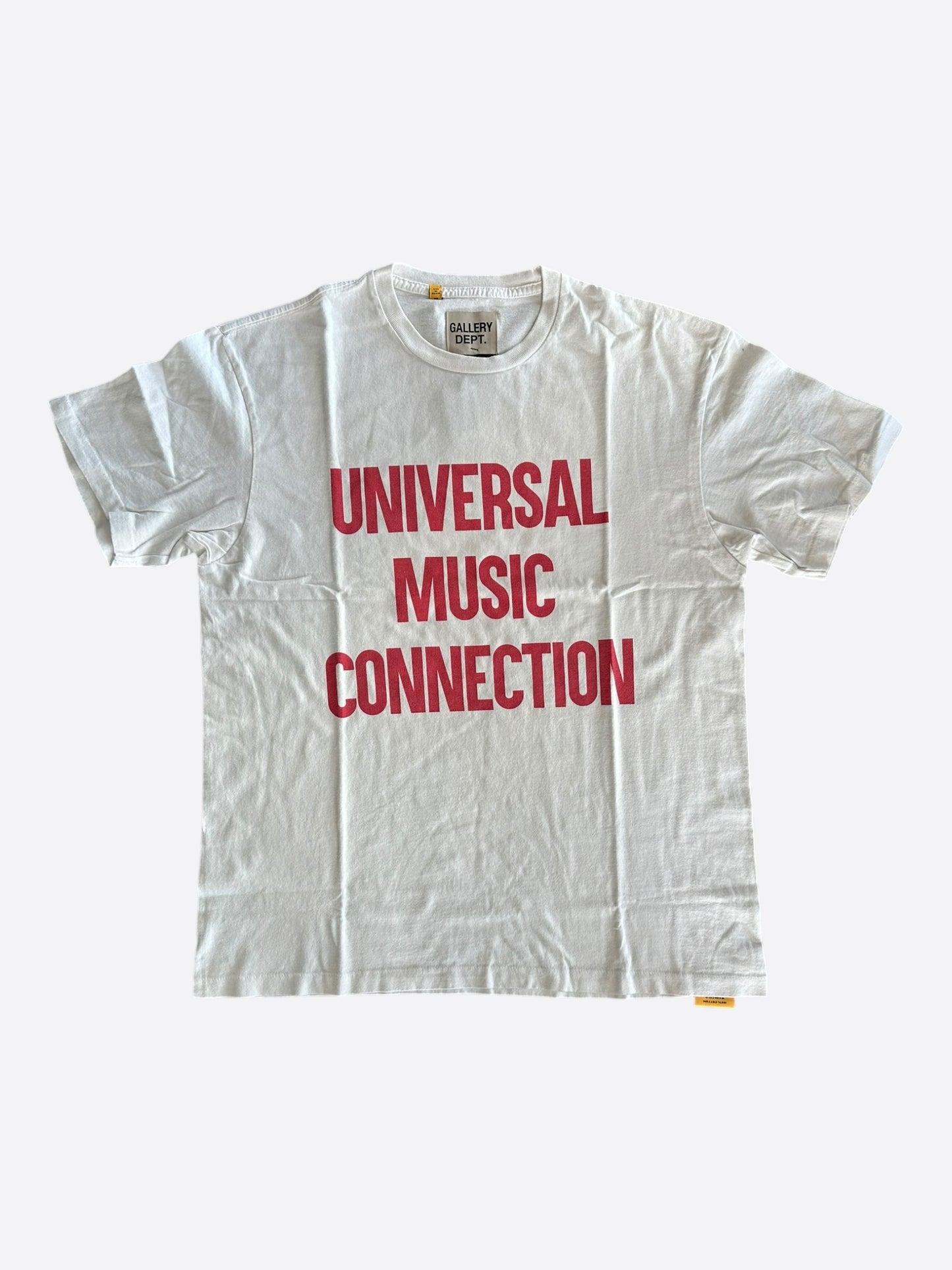 Gallery Dept White & Red Universal Music Connection T-Shirt