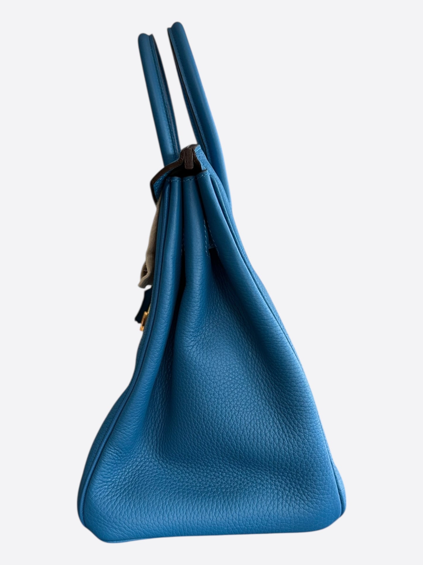 Hermes Blue Hydra Togo Birkin 35