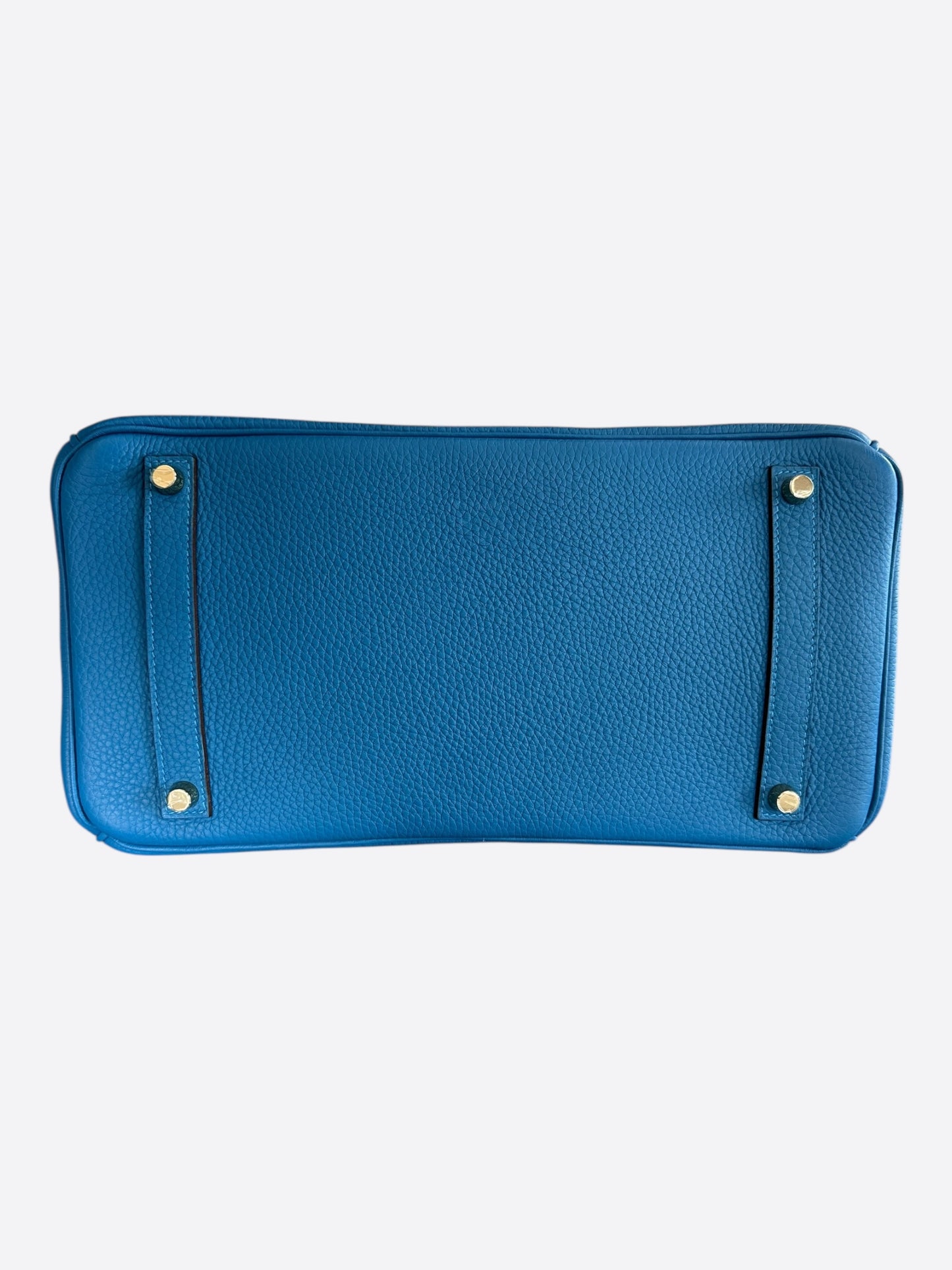 Hermes Blue Hydra Togo Birkin 35