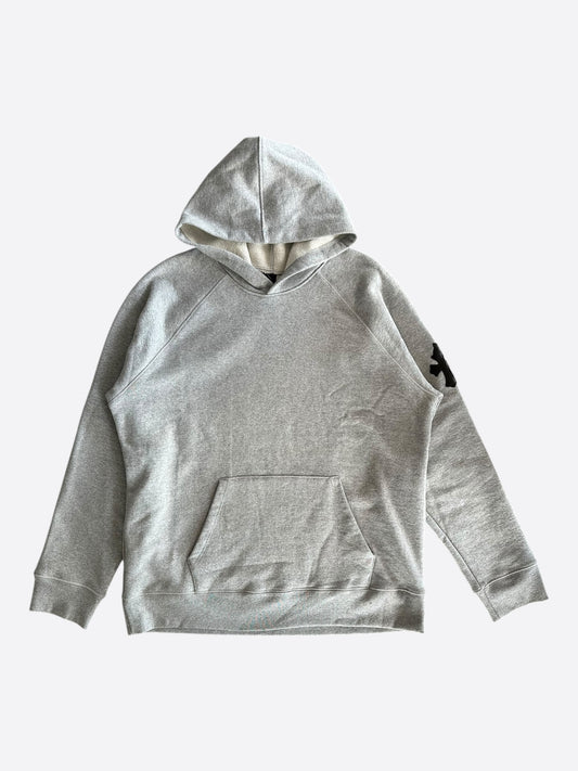 Chrome Hearts Grey & Black Triple Cross Patch Paper Jam Hoodie