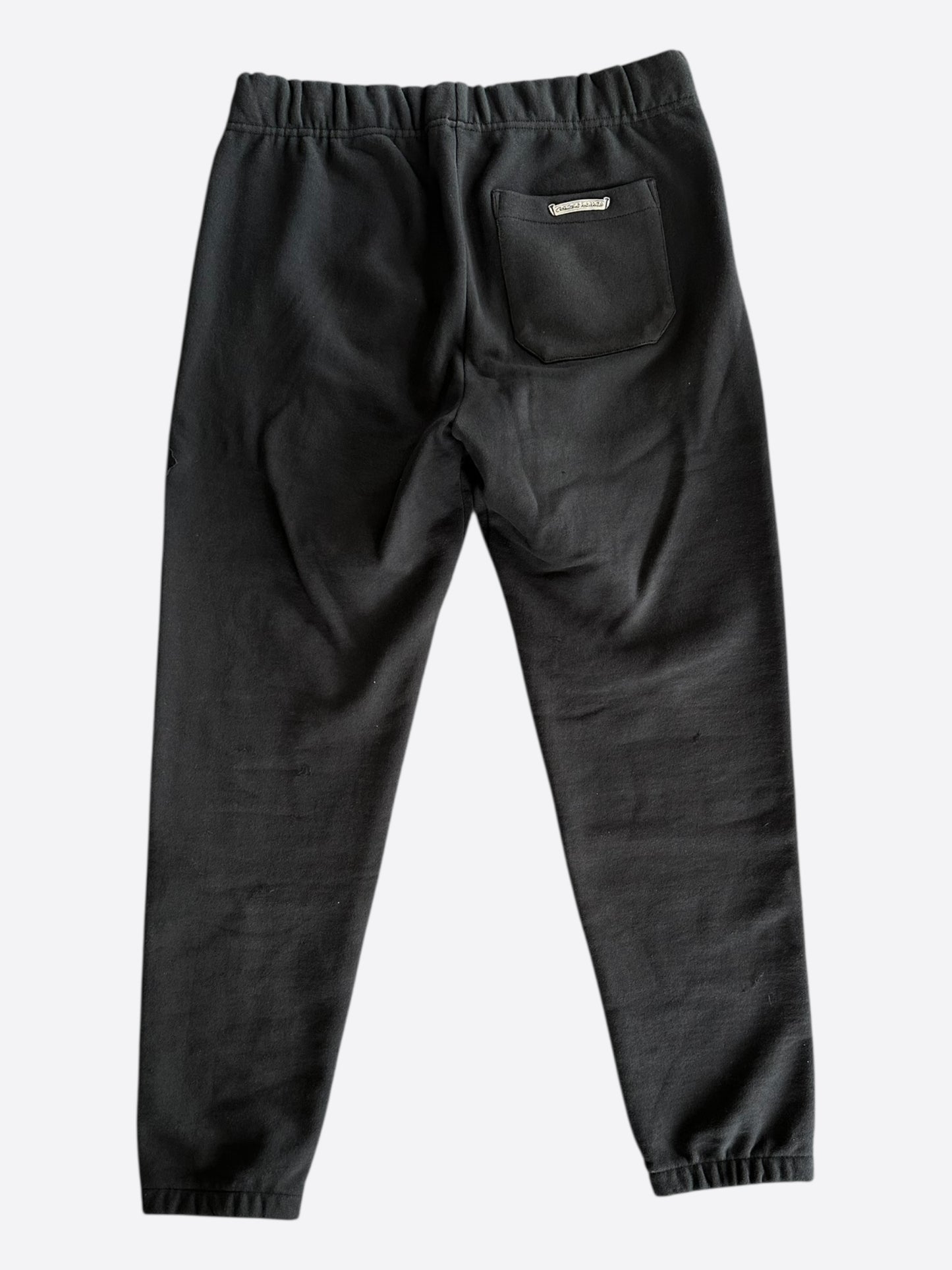 Chrome Hearts Black Triple Cross Patch Paper Jam Sweatpants