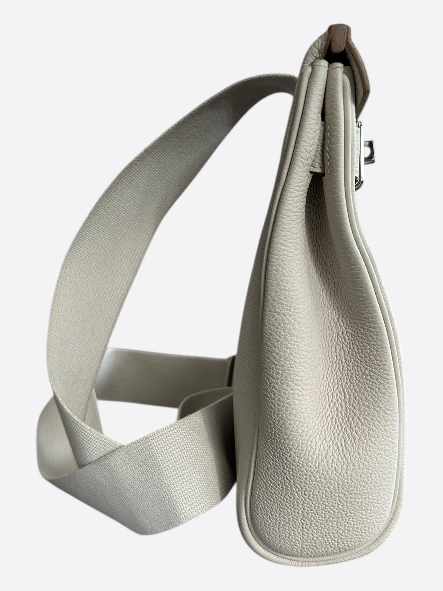 Hermes Light Grey HAC A Dos Crossbody Backpack