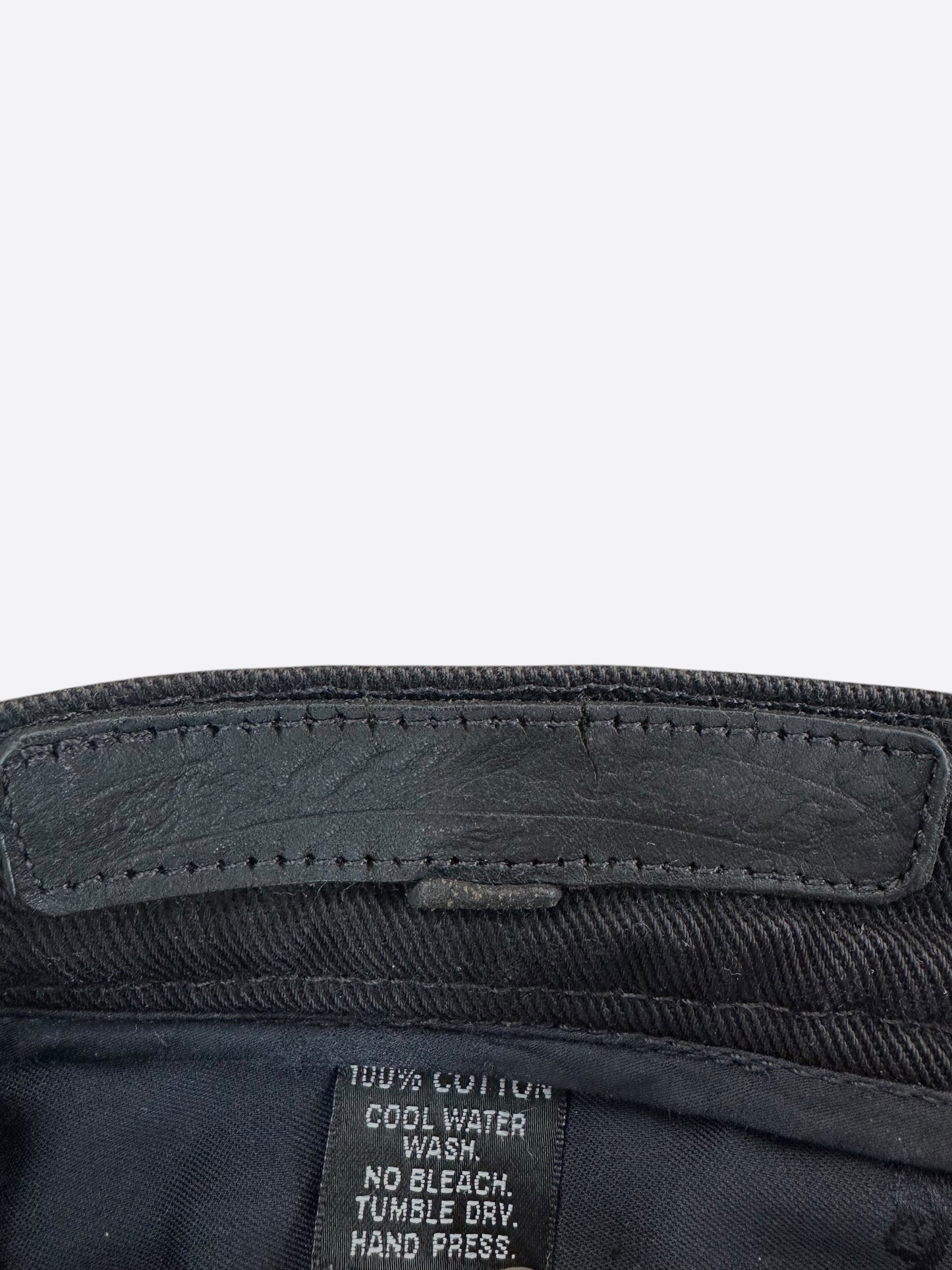 Chrome Hearts Black Fleur Knee Jeans