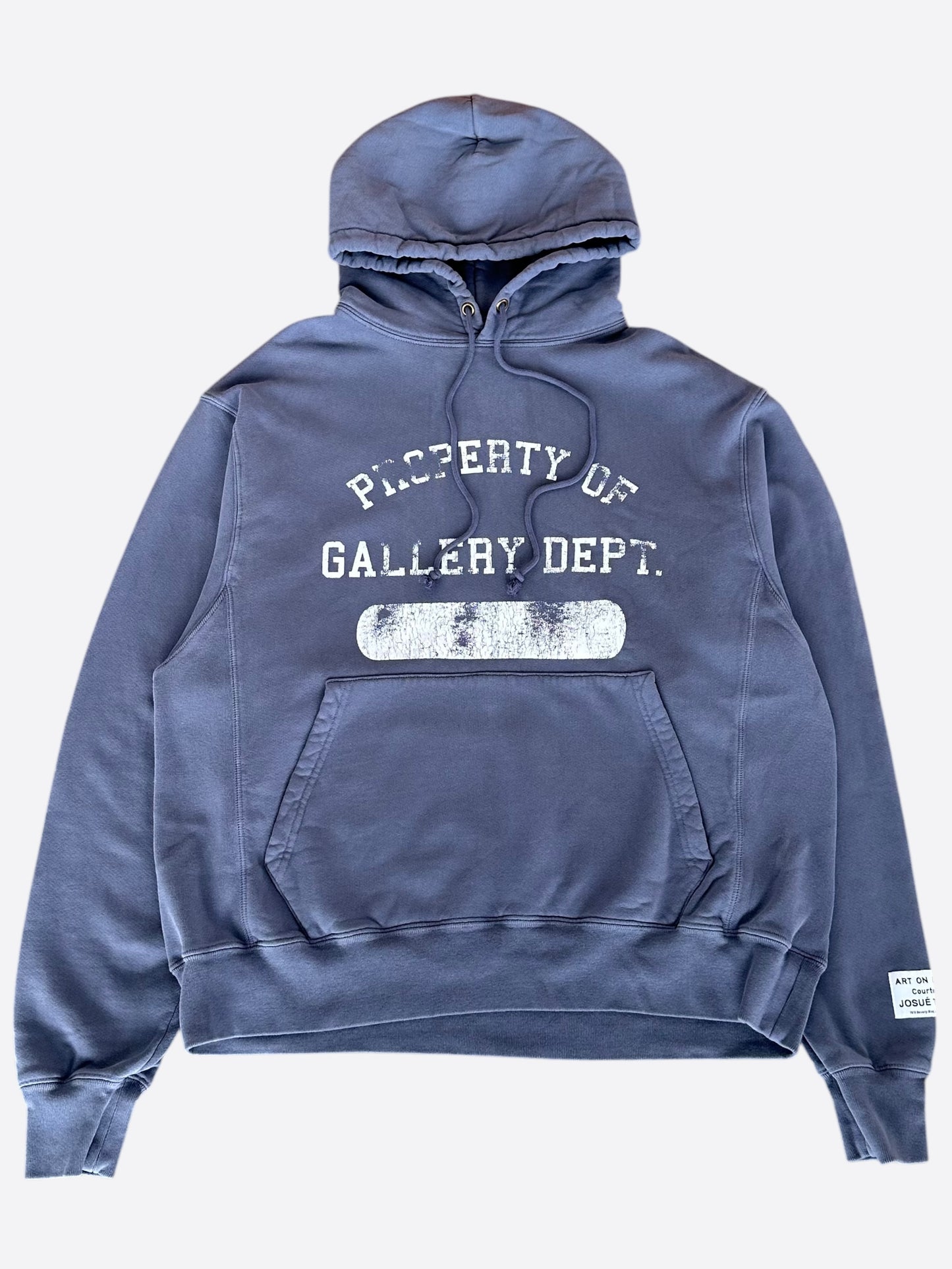 Gallery Dept Navy & White Property Of Logo Hoodie