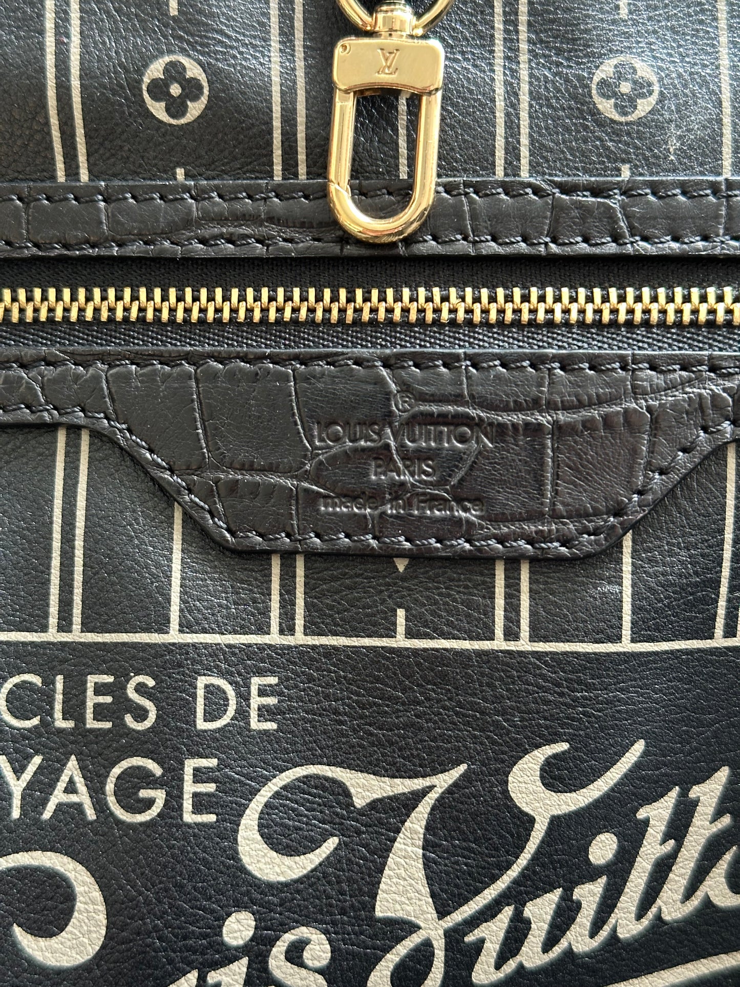 Louis Vuitton Black Crocodile Neverfull MM