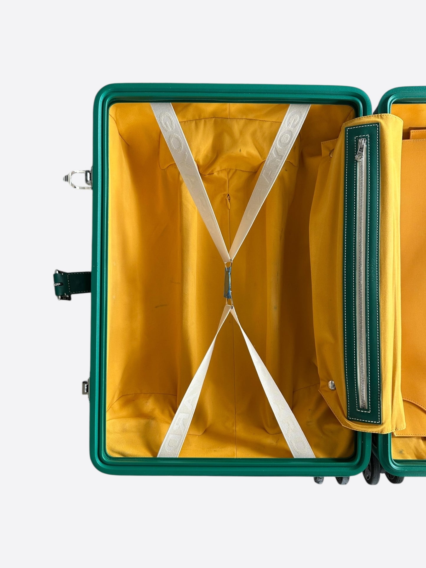 Goyard Green Bourget PM Trolley Case