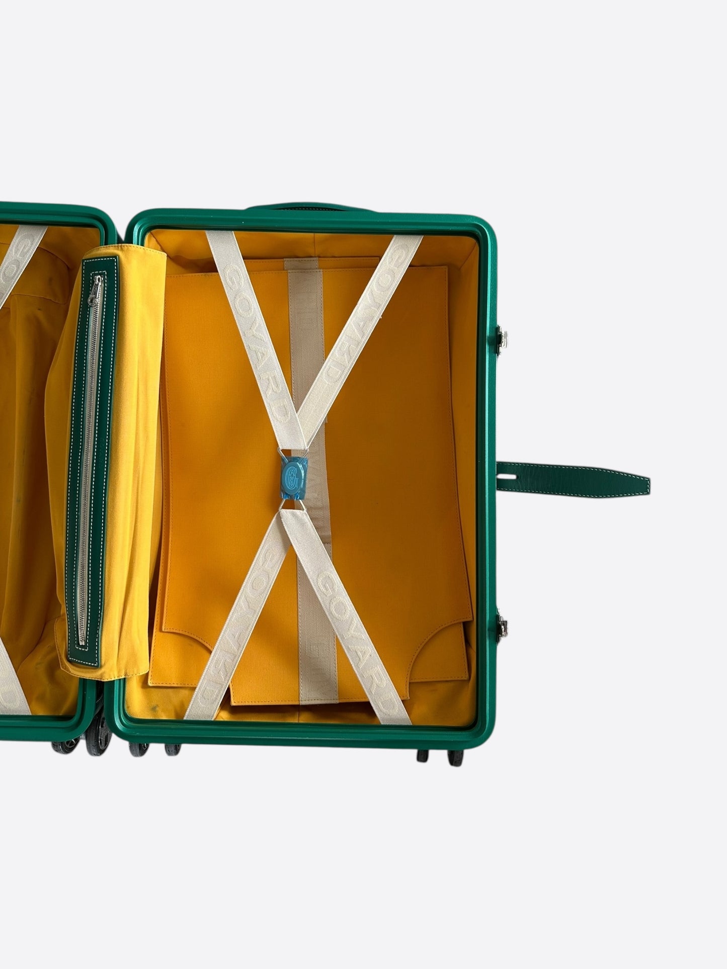 Goyard Green Bourget PM Trolley Case