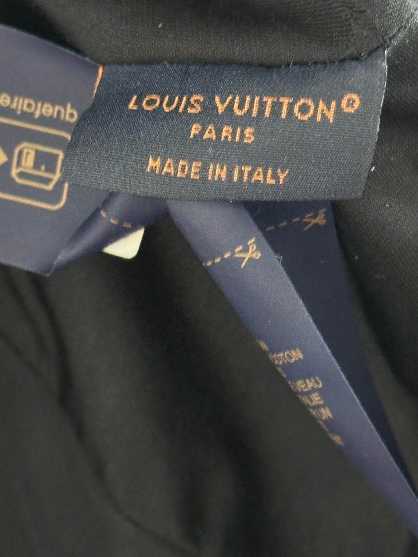 Louis Vuitton Black Aerogram Logo Hat