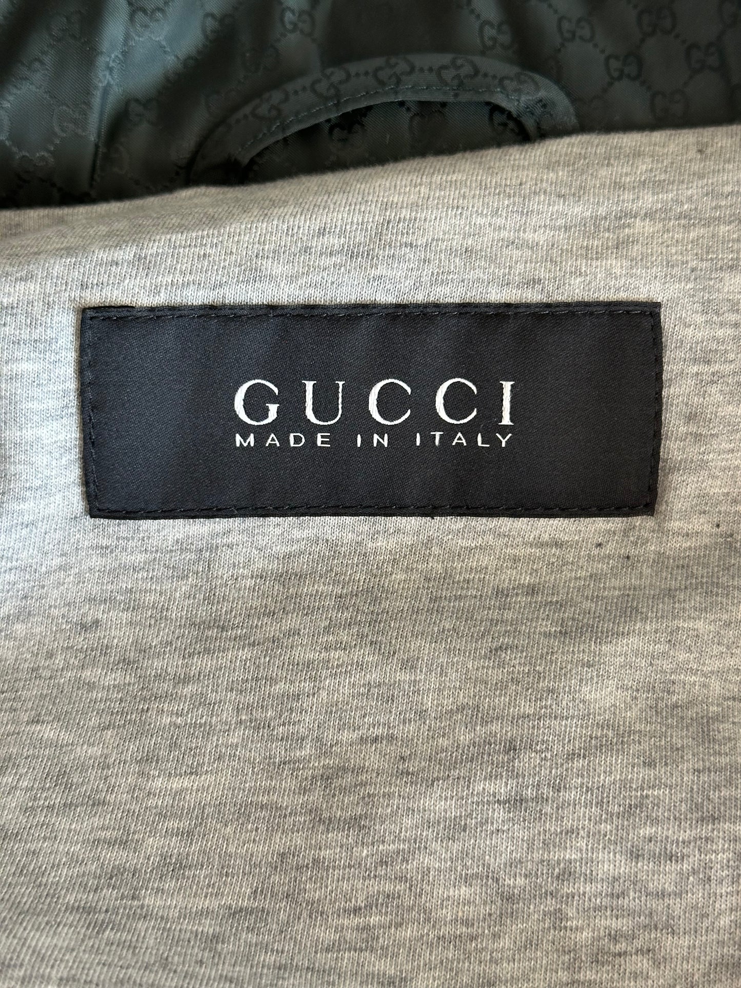 Gucci Green GG Monogram Windbreaker