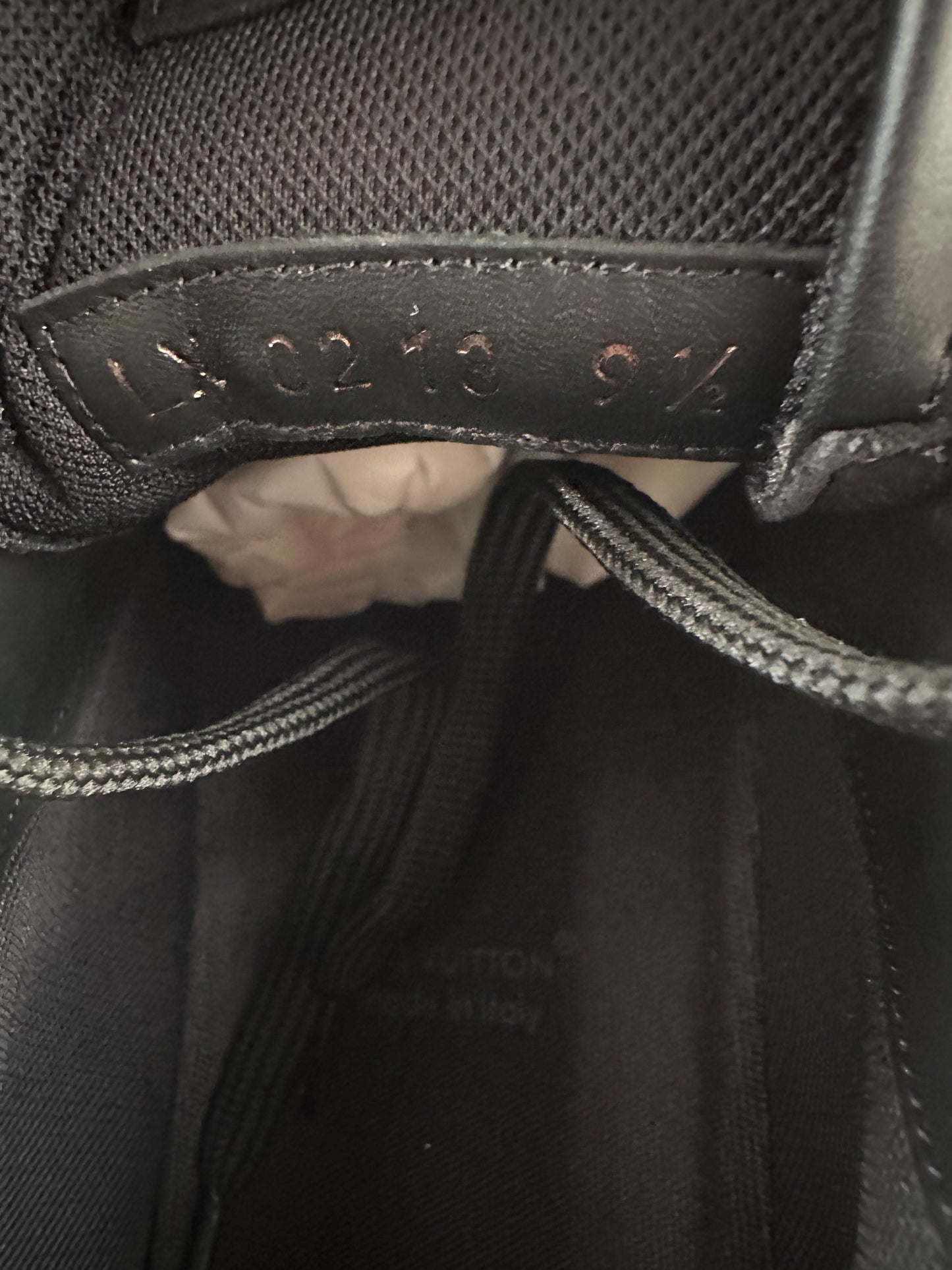 Louis Vuitton Black Suede Employee Exclusive Trainers