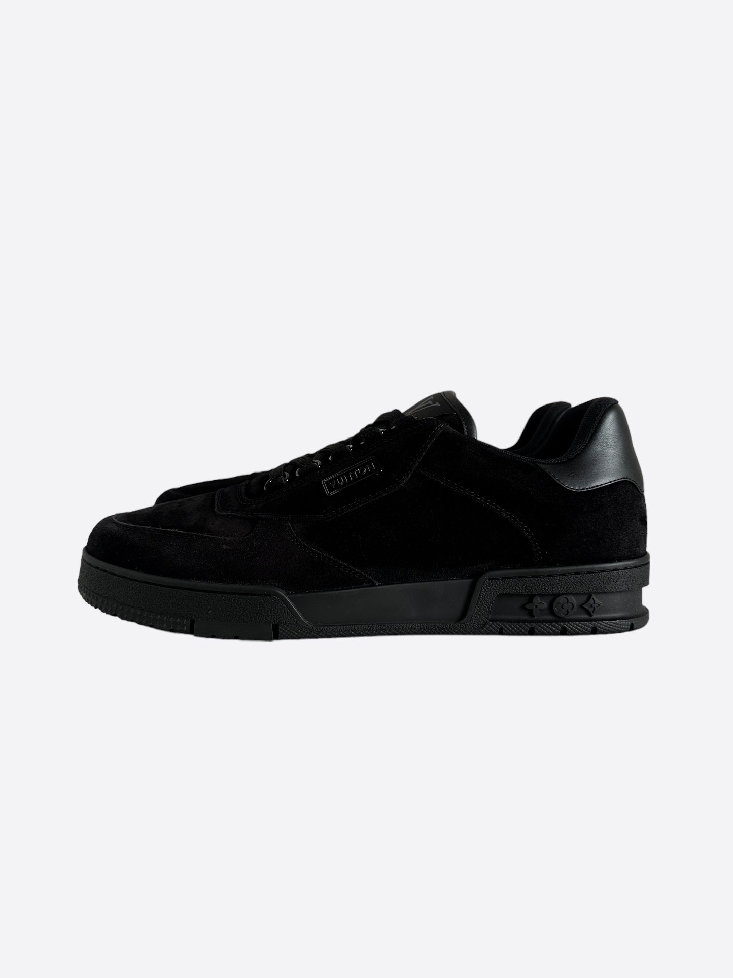 Louis Vuitton Black Suede Employee Exclusive Trainers