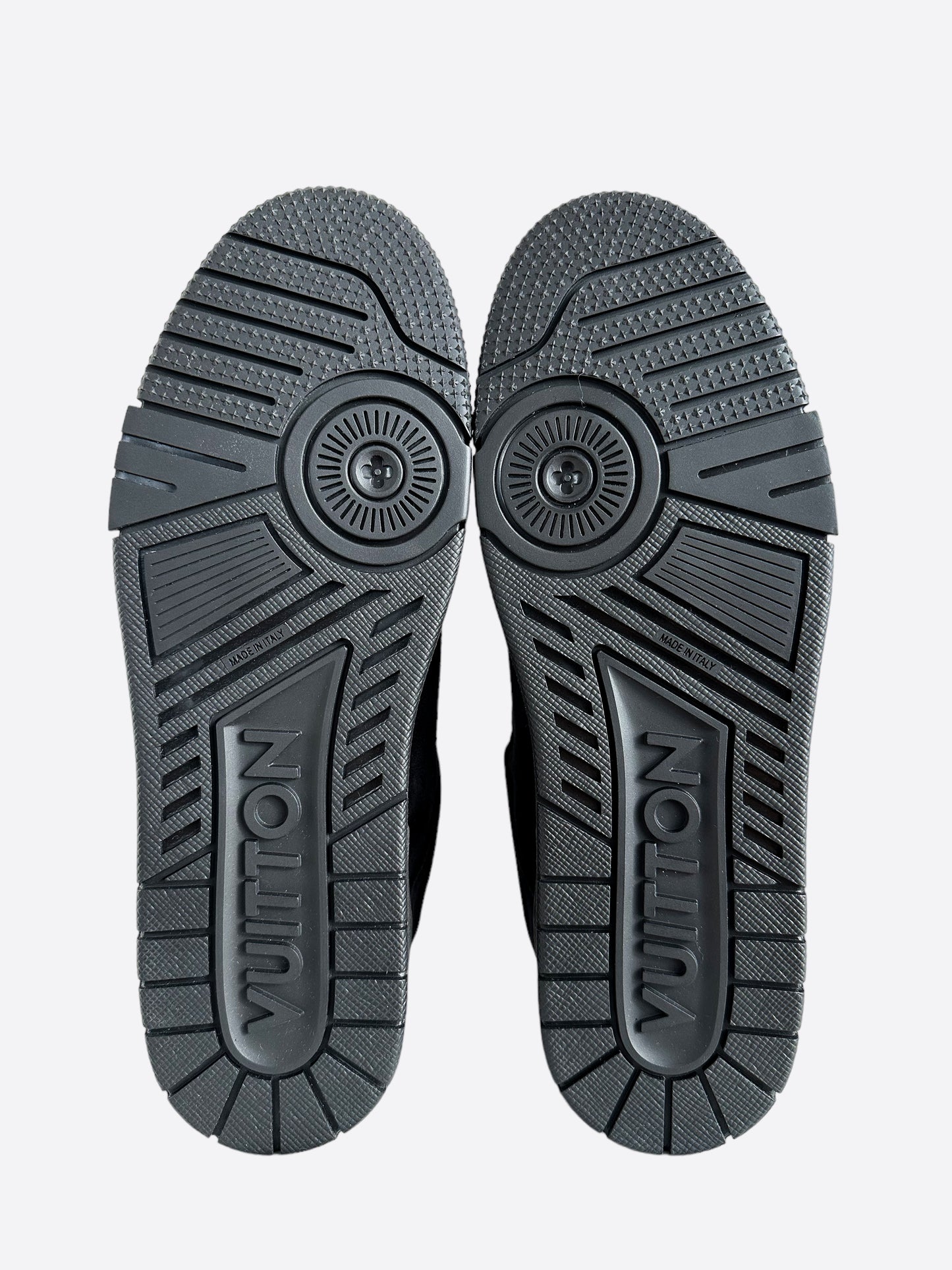 Louis Vuitton Black Suede Employee Exclusive Trainers