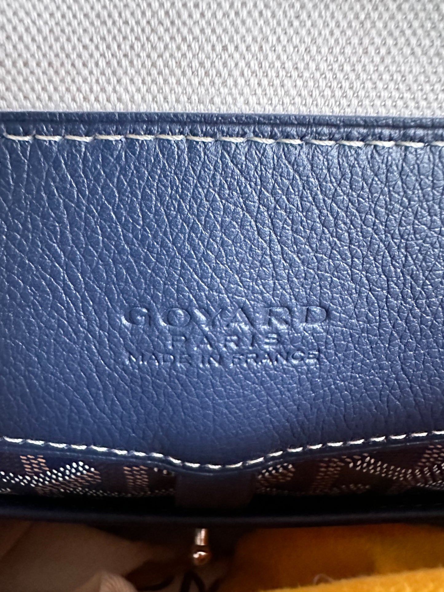 Goyard Navy Blue Cisalpin Backpack